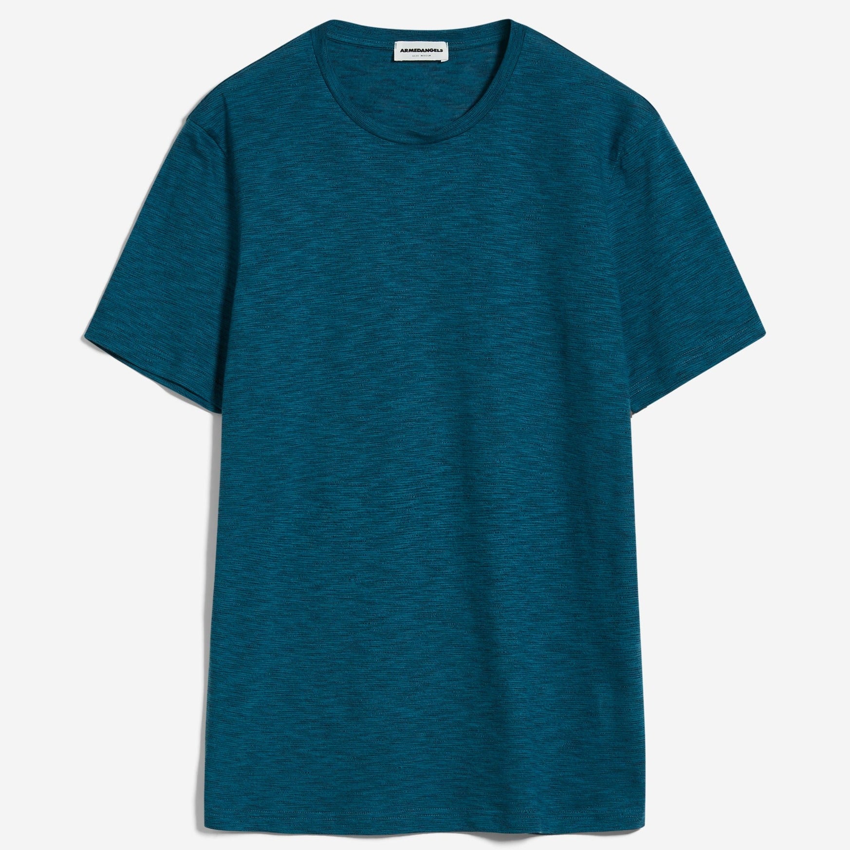 ARMEDANGELS T-Shirt "JAAMES STRUCTURE" Spruce Petrol-Night Sky