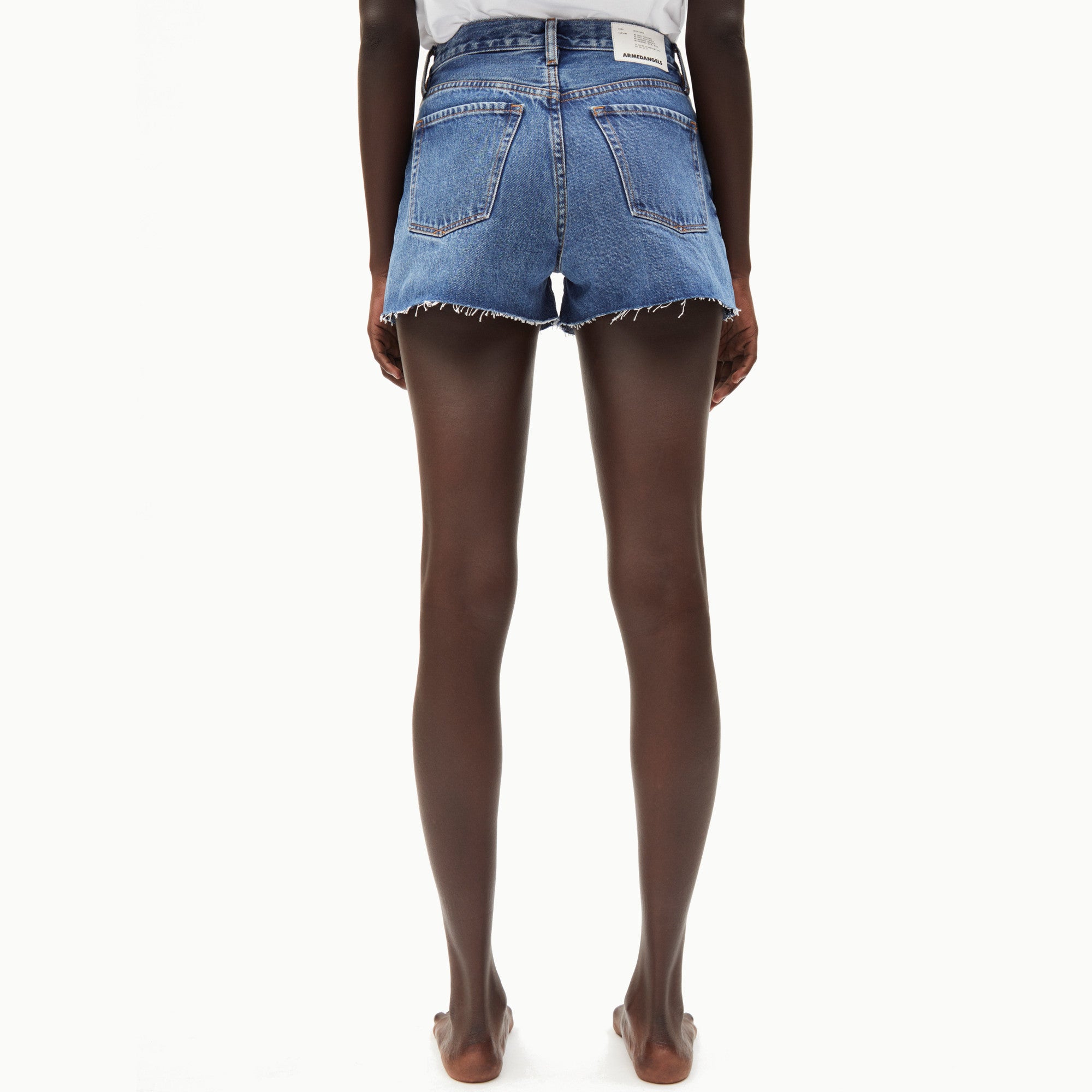 ARMEDANGELS Jeansshorts "MALEAA" - flat stone wash