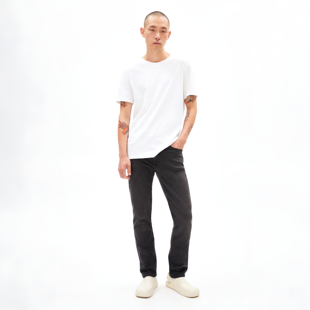 ARMEDANGELS Herren Slim Fit Jeans "IAAN X STRETCH" - black washed