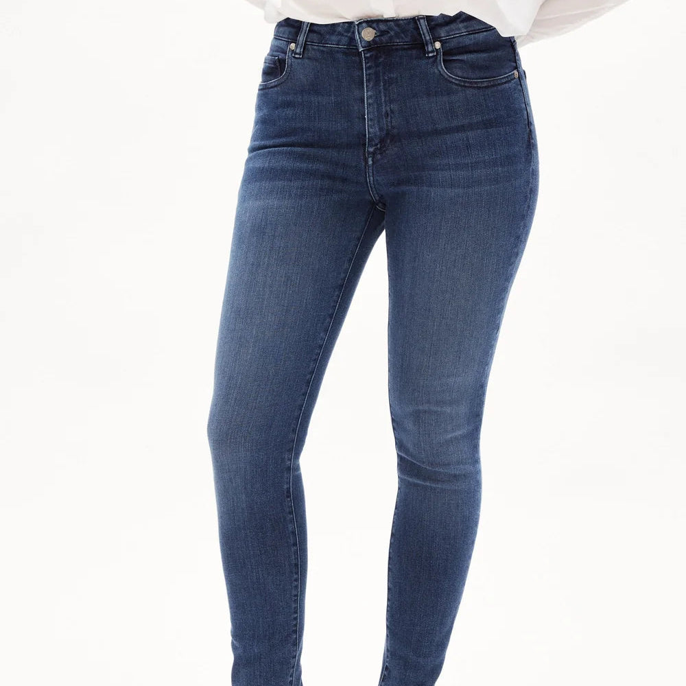 ARMEDANGELS Damen Skinny Jeans 5 Pockets "TILLAA" Stone Wash