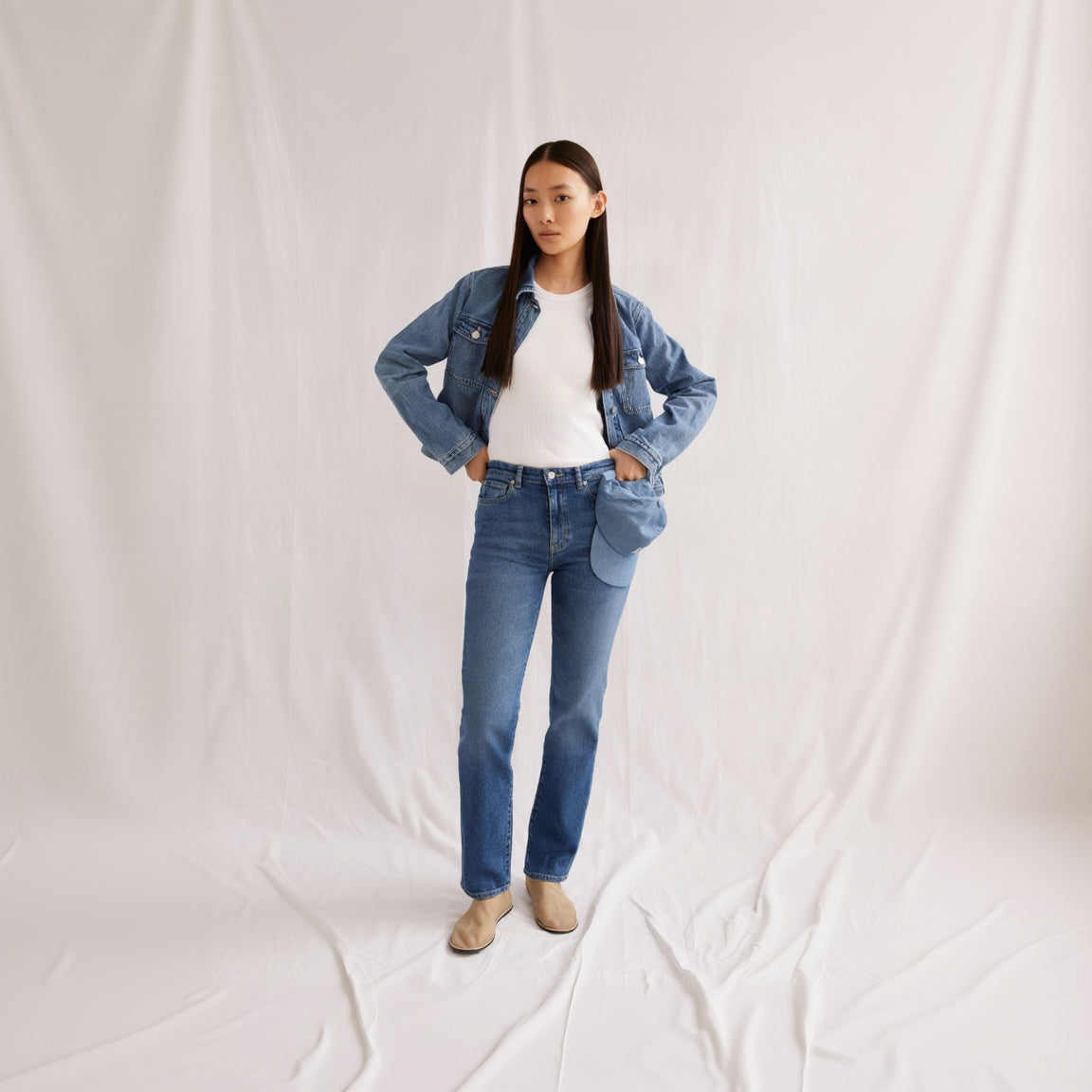 ARMEDANGELS Damen Straight Jeans 5 Pockets "CARENAA"