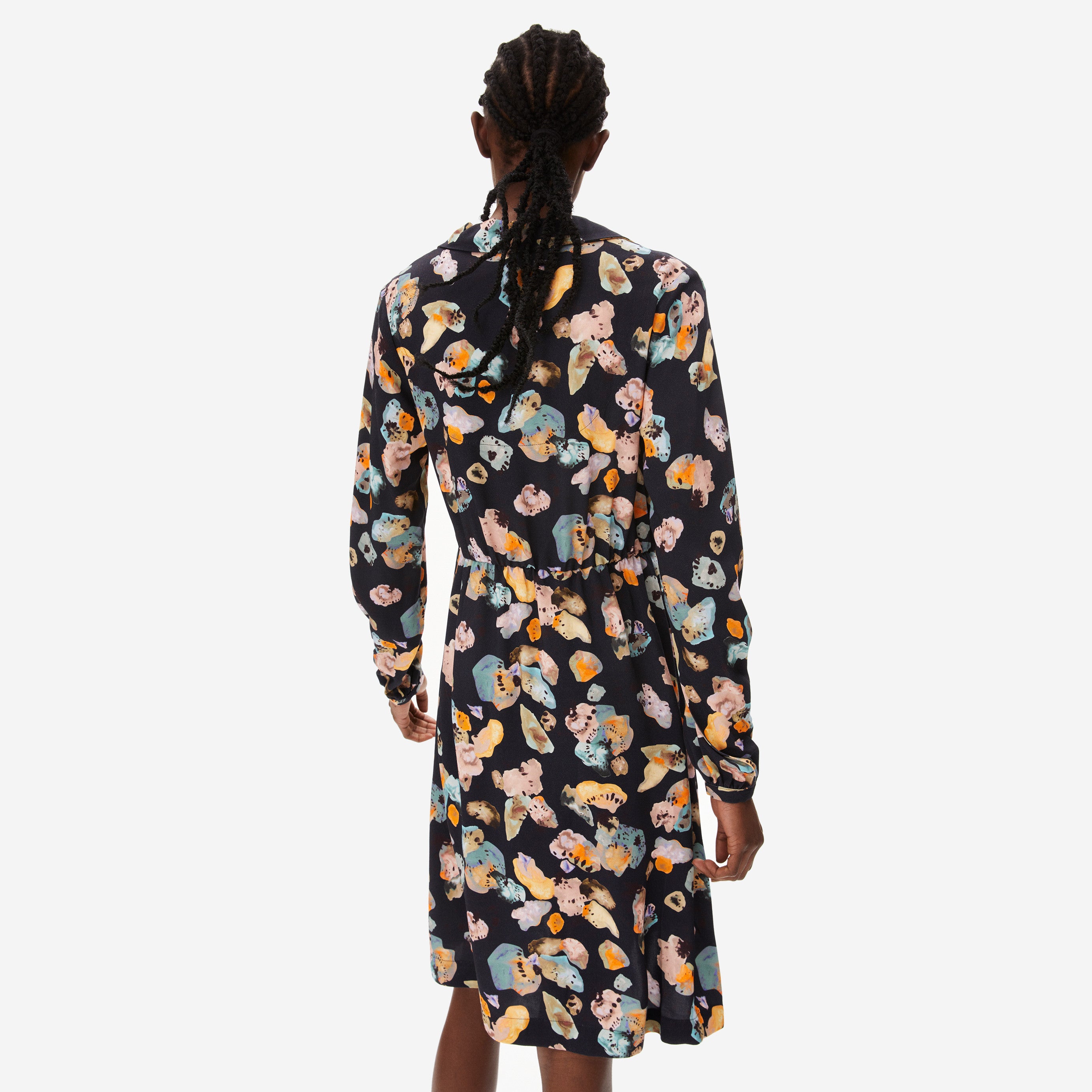ARMEDANGELS Webkleid "DESIRAA LAYERED"
