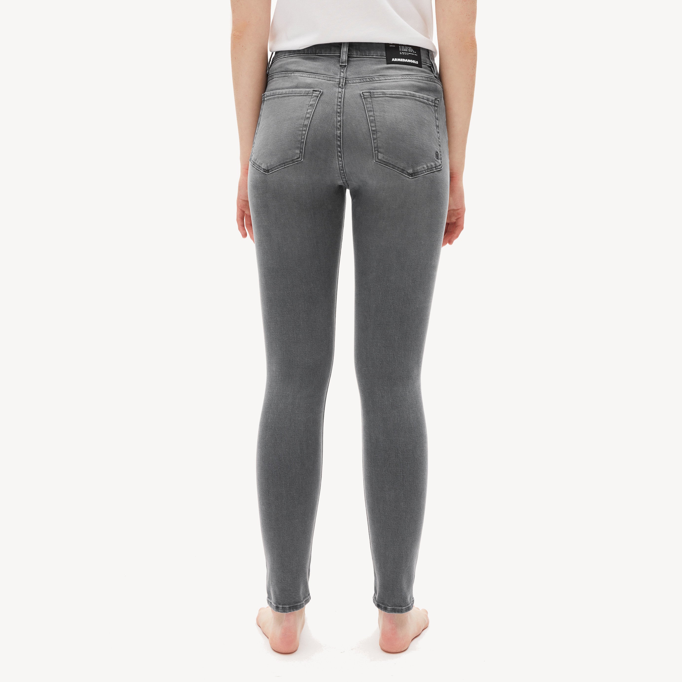 ARMEDANGELS Damen Skinny Fit Mid Waist Jeans "TILLAA X STRETCH" - asphalt grey