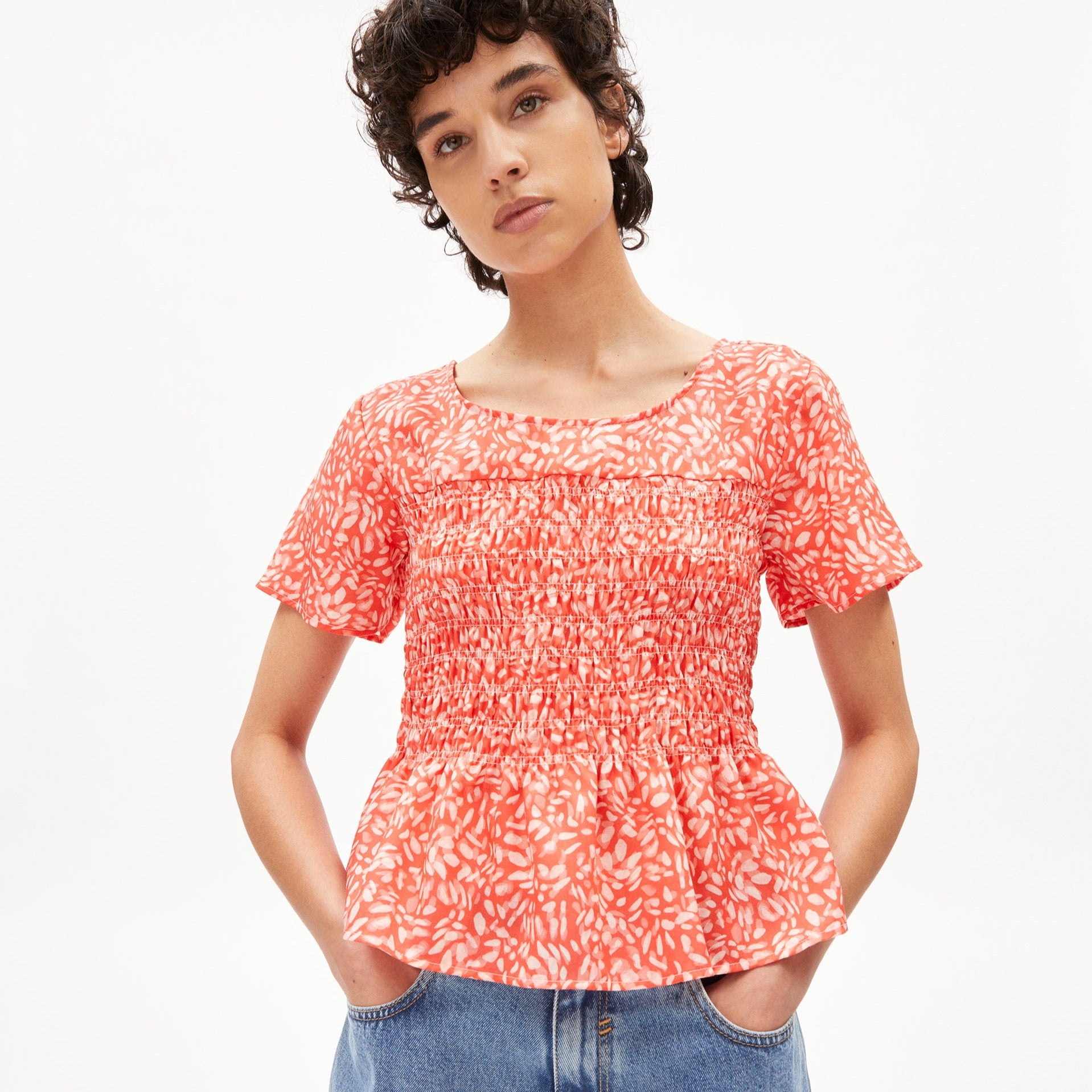 ARMEDANGELS Bluse "MEMAA WATER DOTS"
