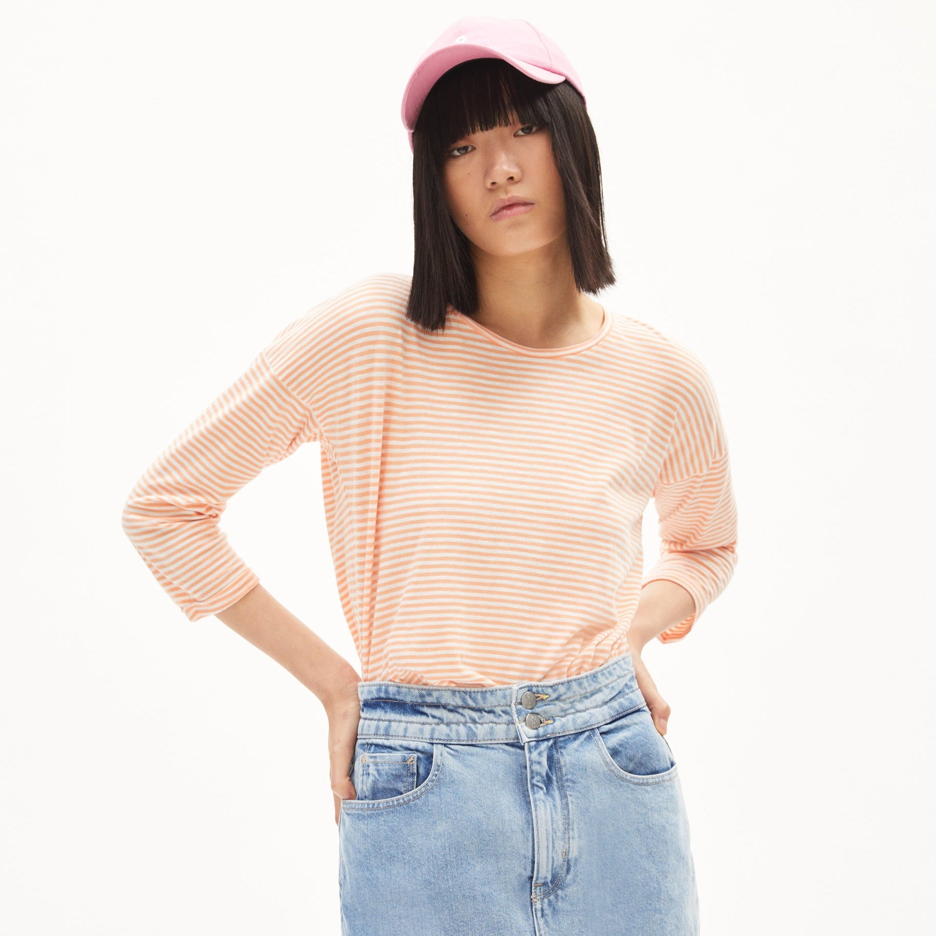 ARMEDANGELS Longsleeve "SIANAA LOVELY STRIPES"