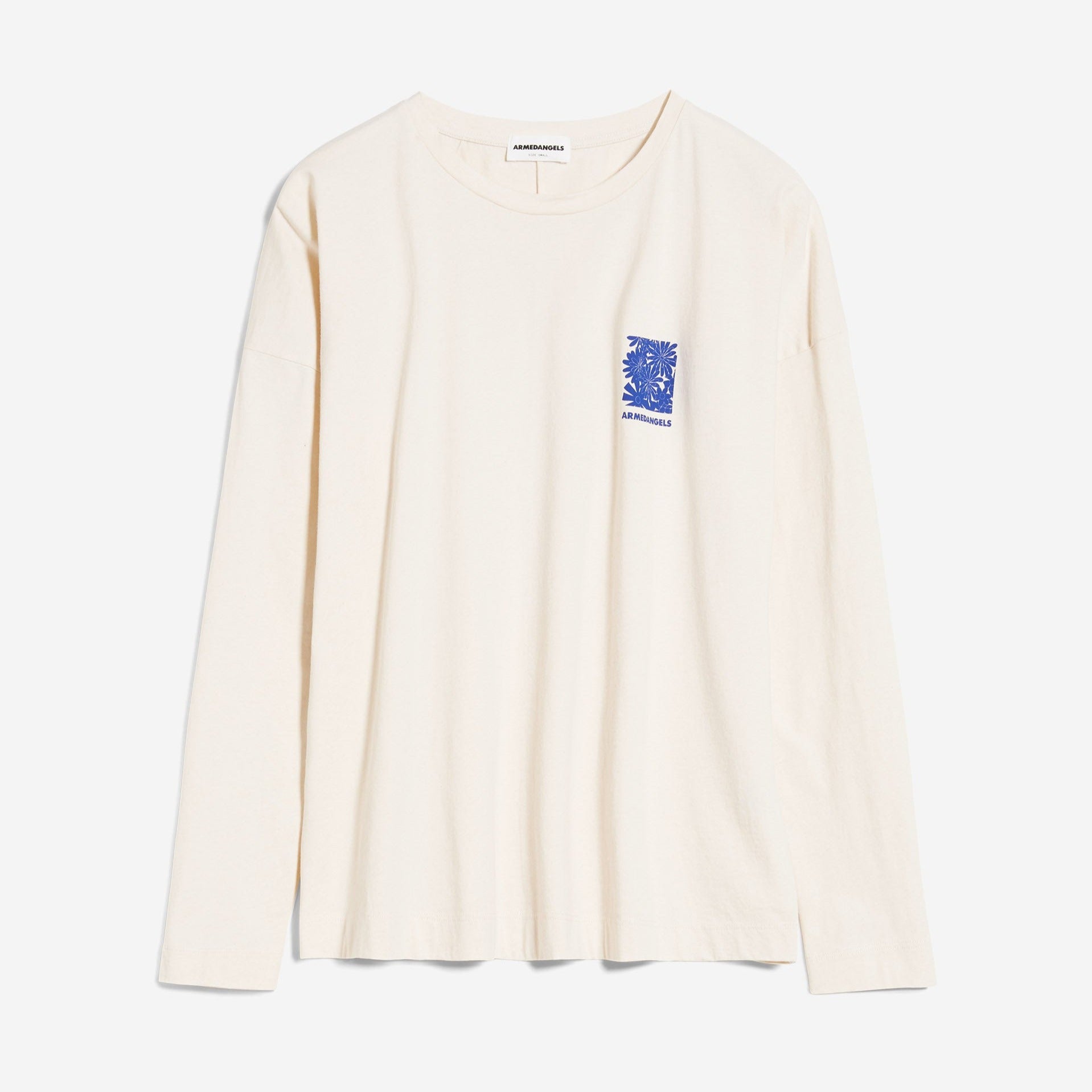ARMEDANGELS Longsleeve "OLAA FLORAL" Undyed