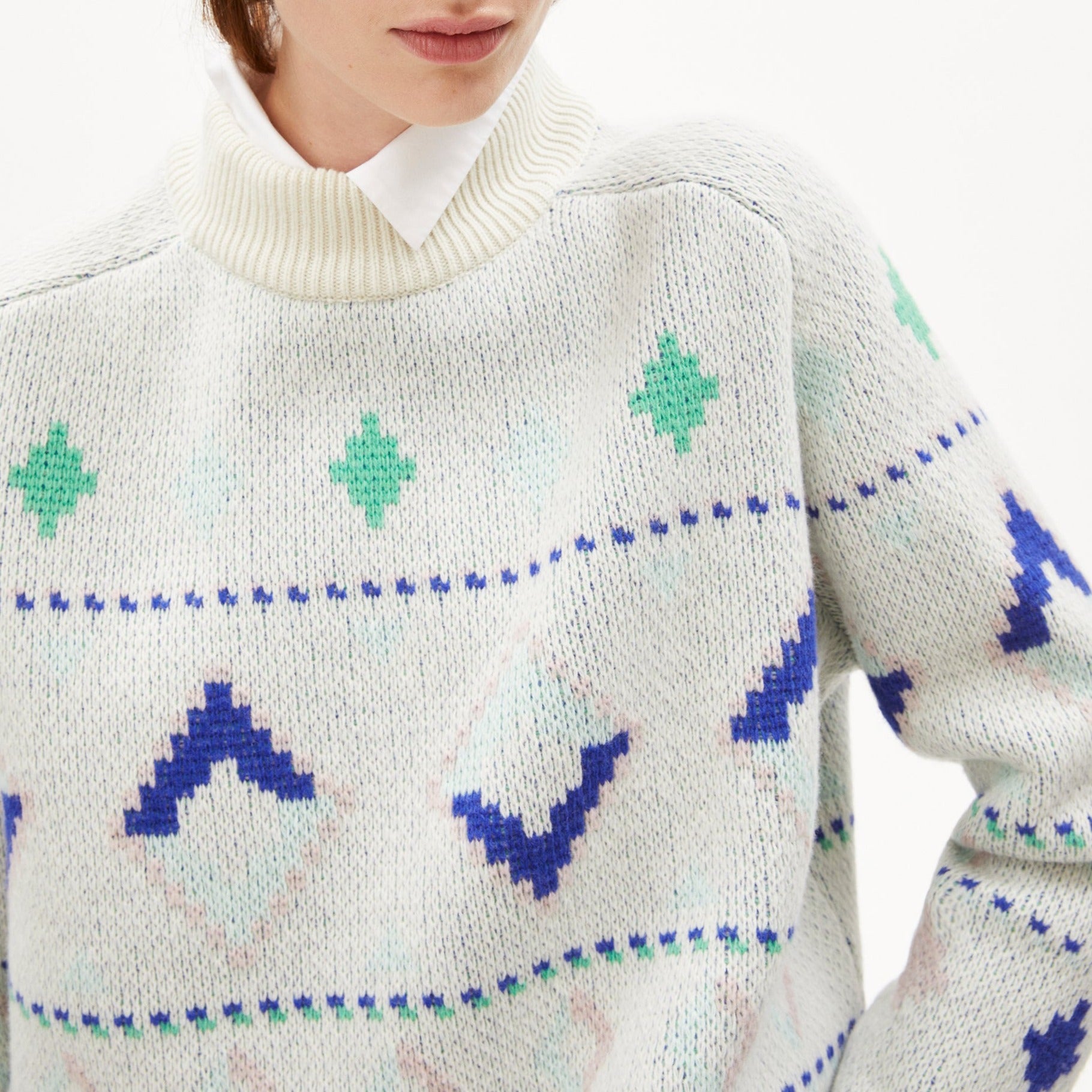 ARMEDANGELS Pullover "HOLGAA NAIVE FAIRISLE"