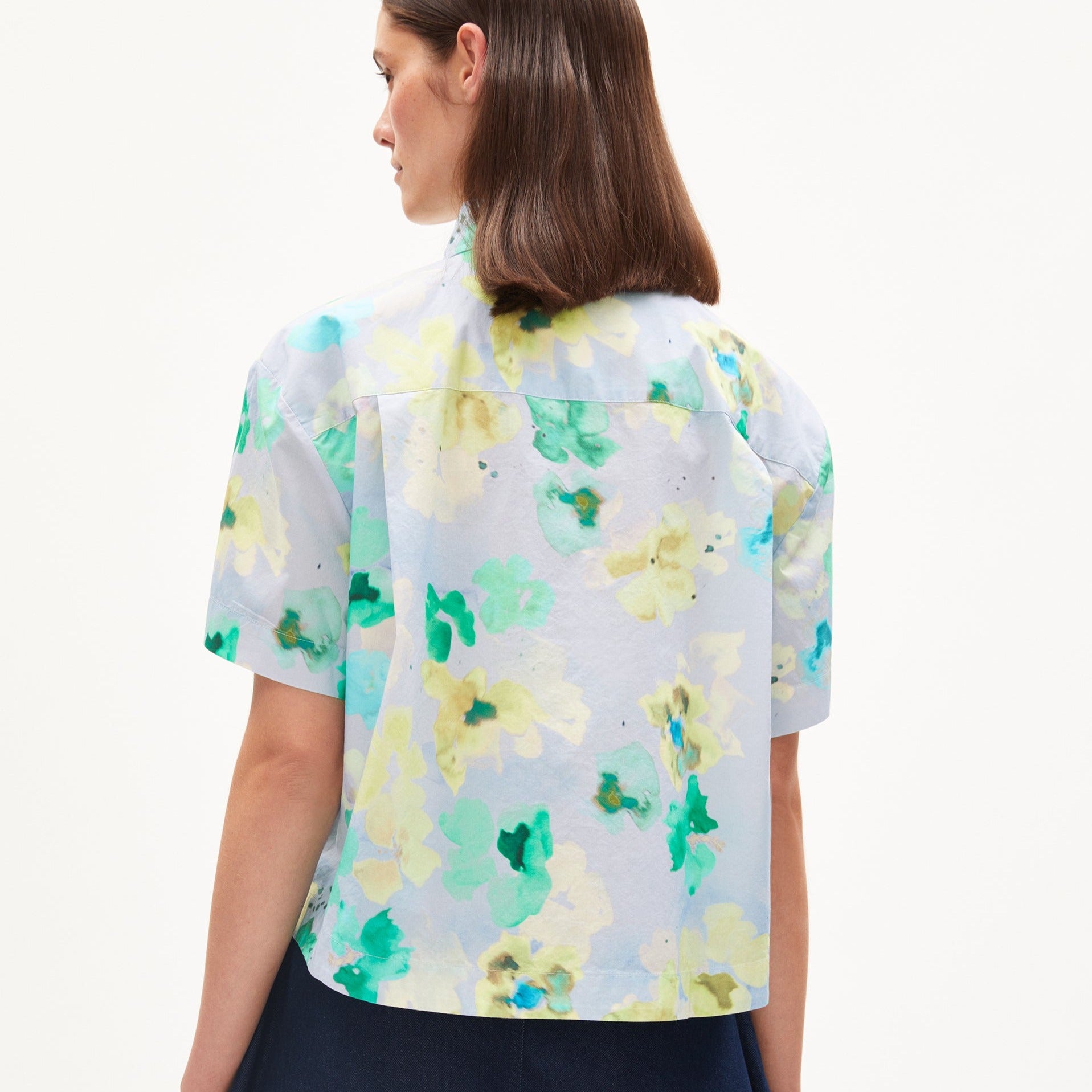 ARMEDANGELS Bluse "ELIANAA AQUA FLORAL"