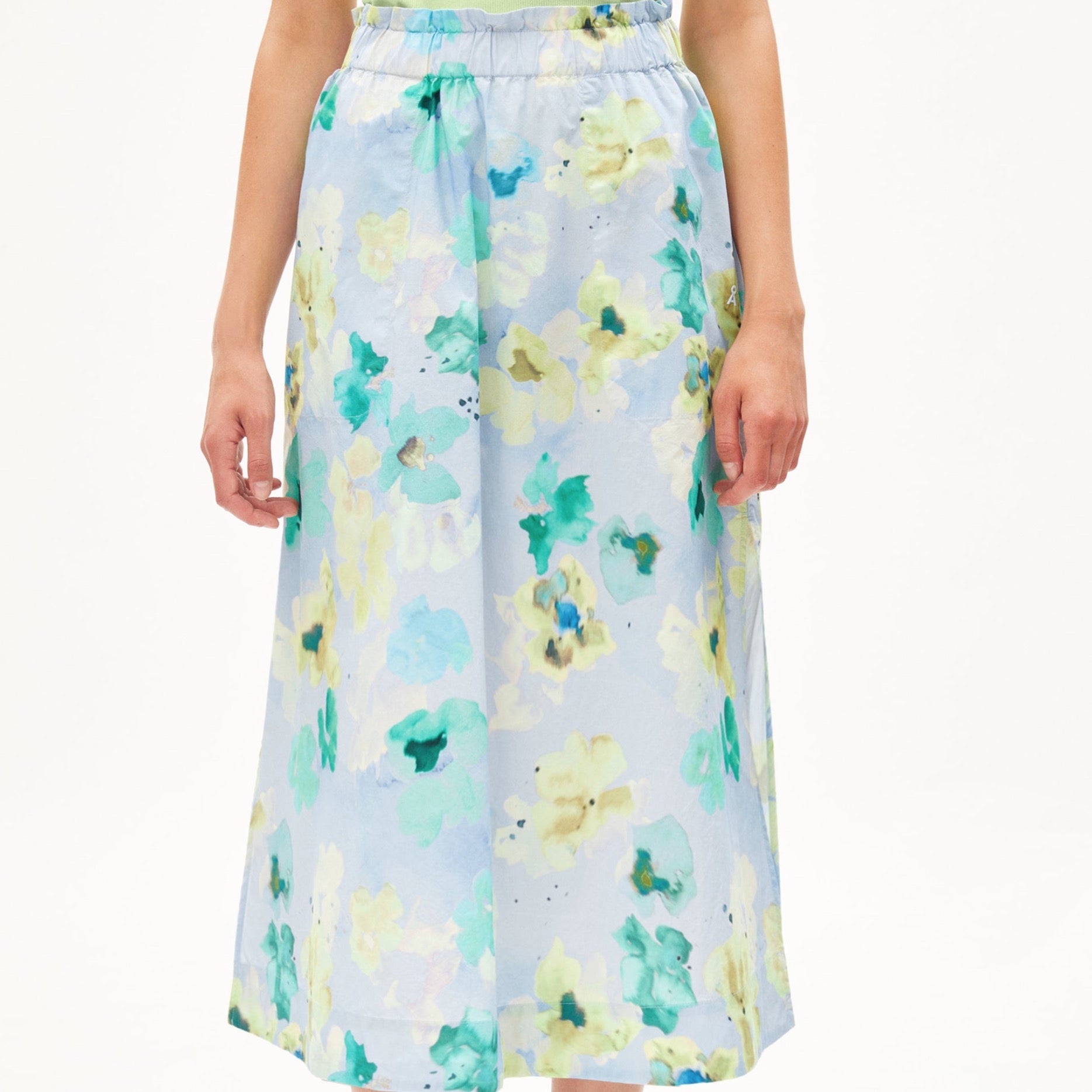 ARMEDANGELS Webrock "AAIMEMI AQUA FLORAL"