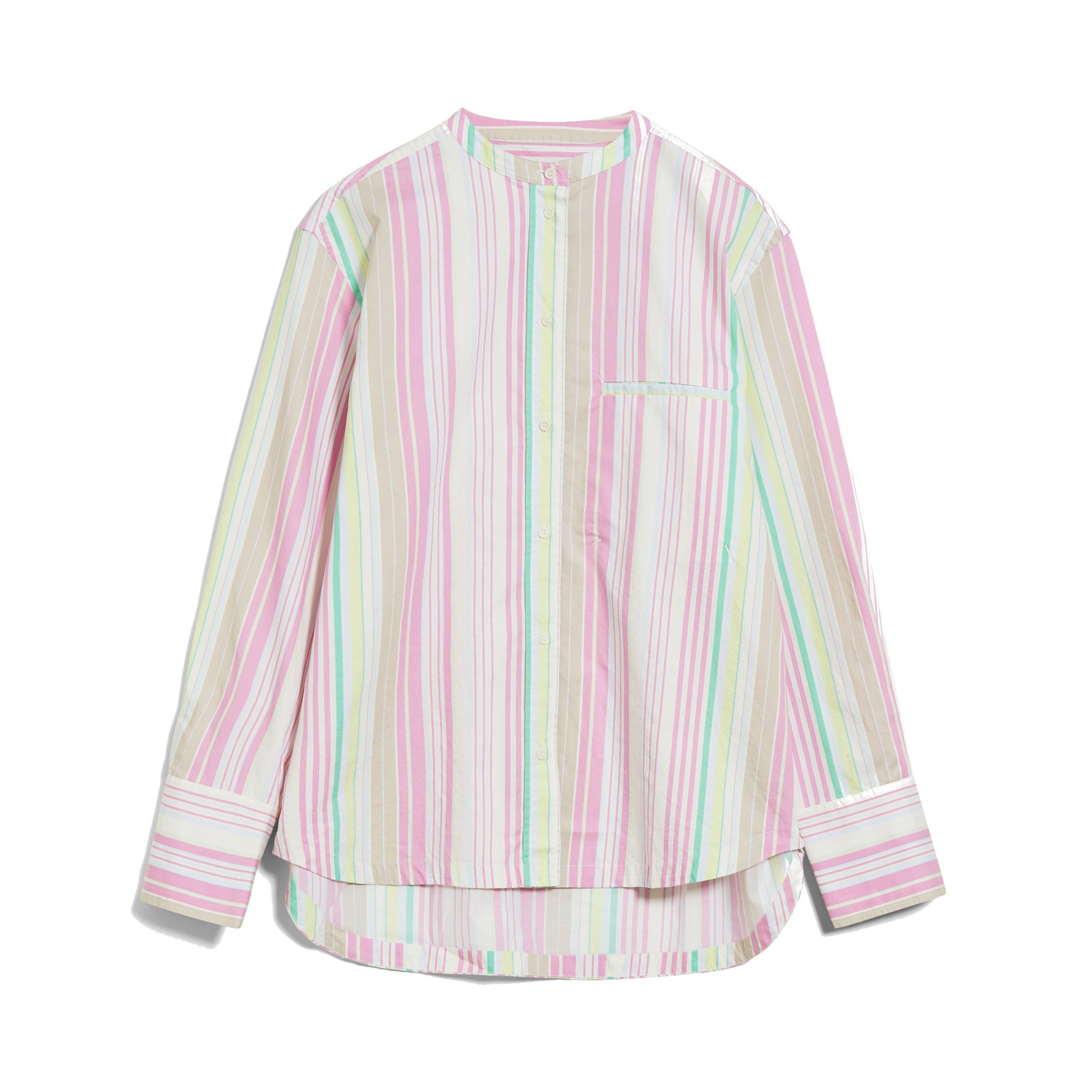 ARMEDANGELS Bluse "SENNAAMA STRIPES" White
