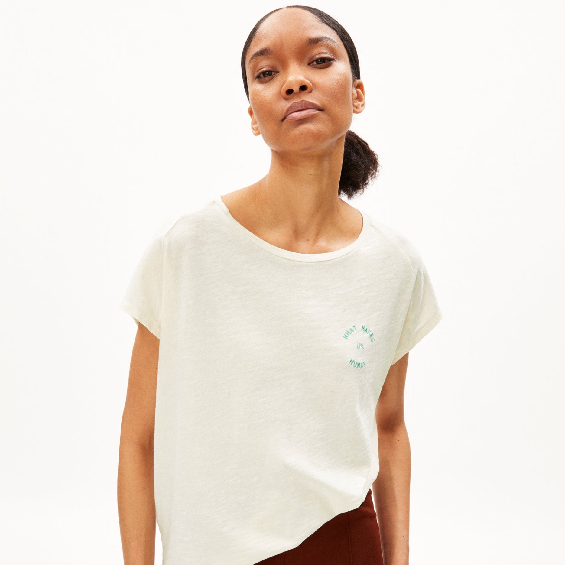 ARMEDANGELS T-Shirt "ONELIAA QUOTE"