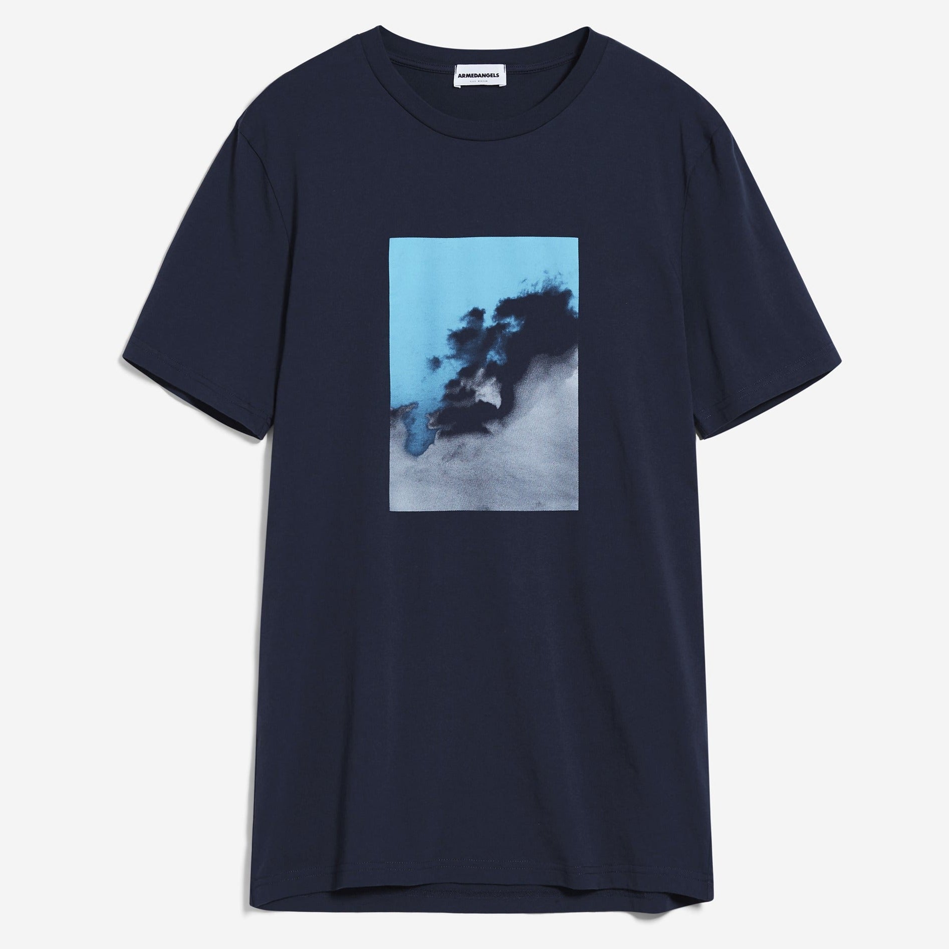 ARMEDANGELS T-Shirt "JAAMES SUMMER SKY" Night Sky