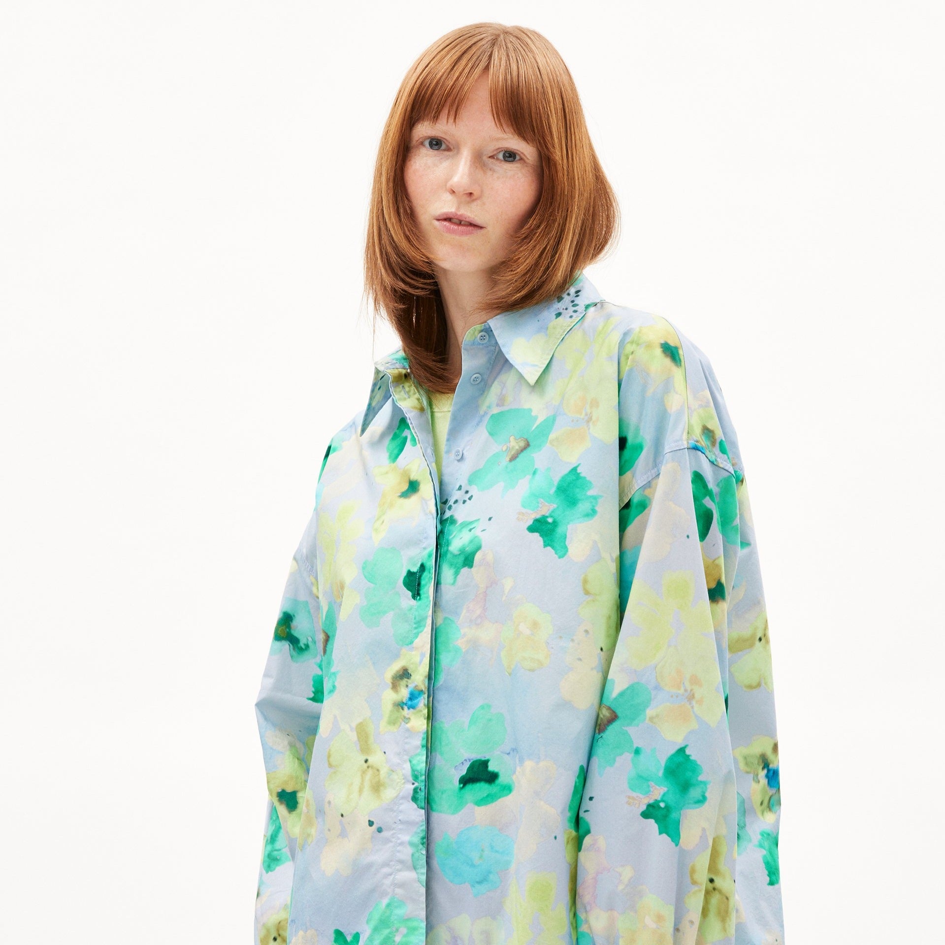 ARMEDANGELS Bluse "DAAPHNA AQUA FLORAL"