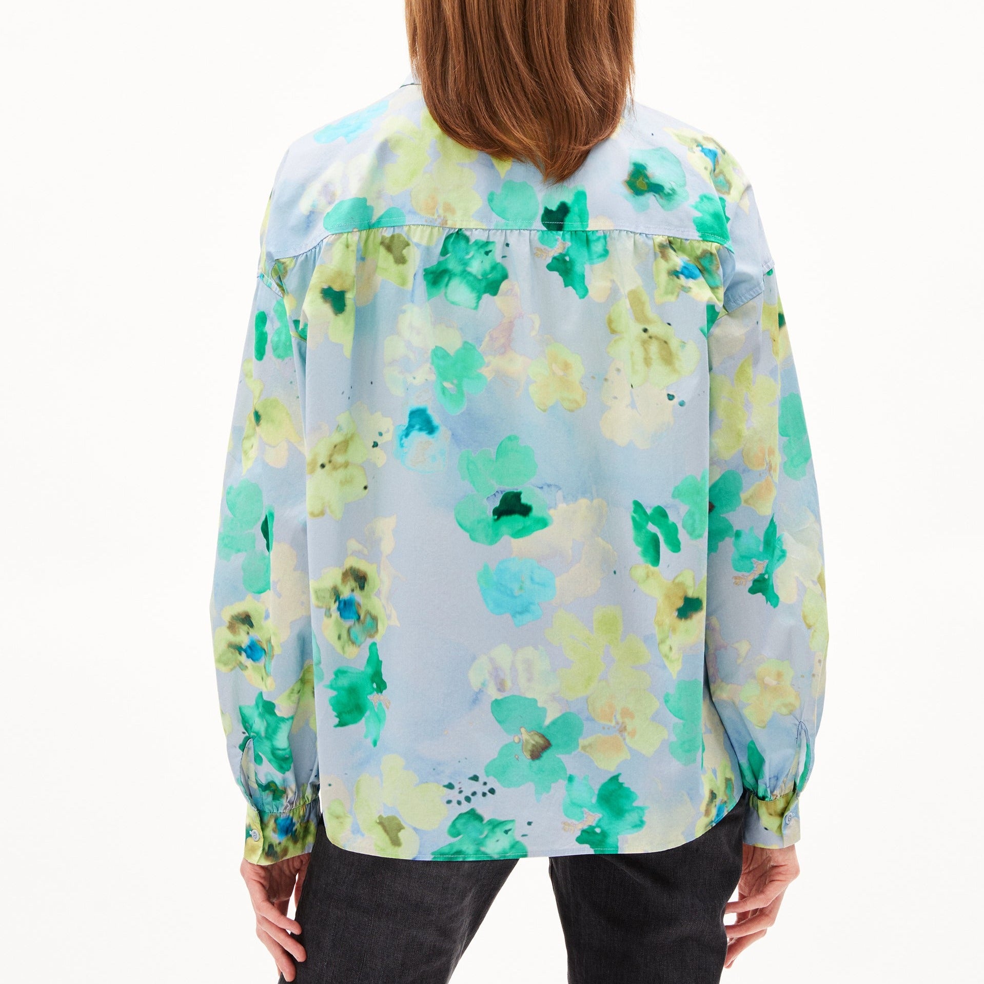 ARMEDANGELS Bluse "DAAPHNA AQUA FLORAL"