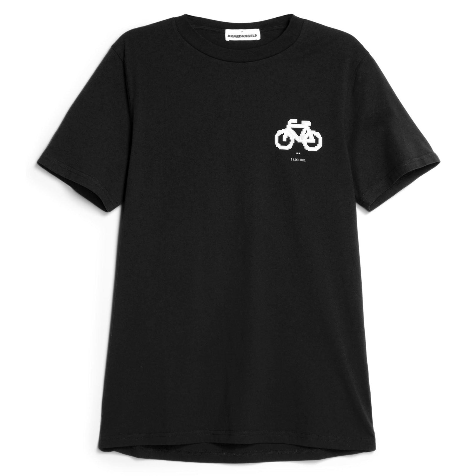 ARMEDANGELS T-Shirt "JAAMES I LIKE BIKE" Black