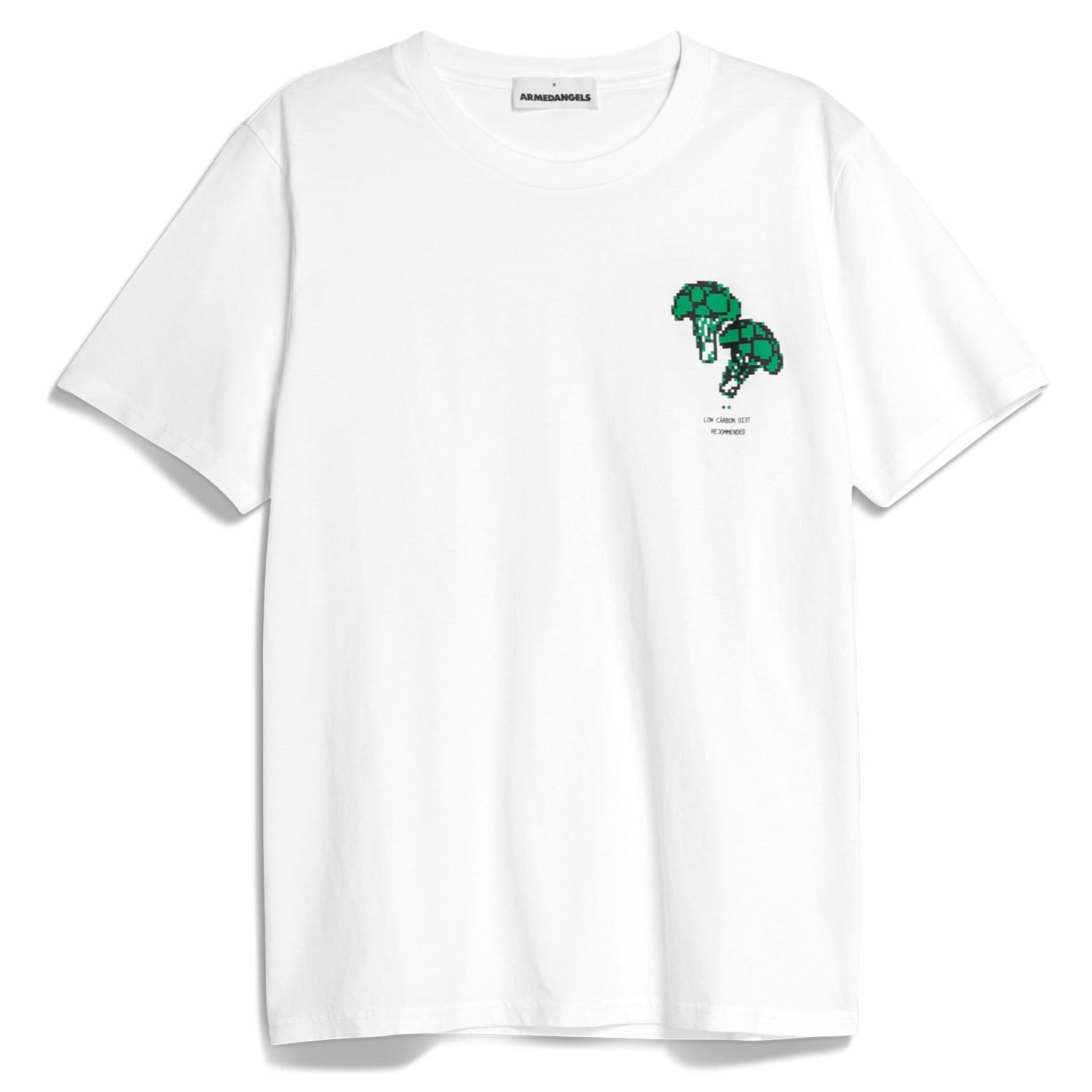 ARMEDANGELS T-Shirt "JAAMES LOW CARBON DIET" White