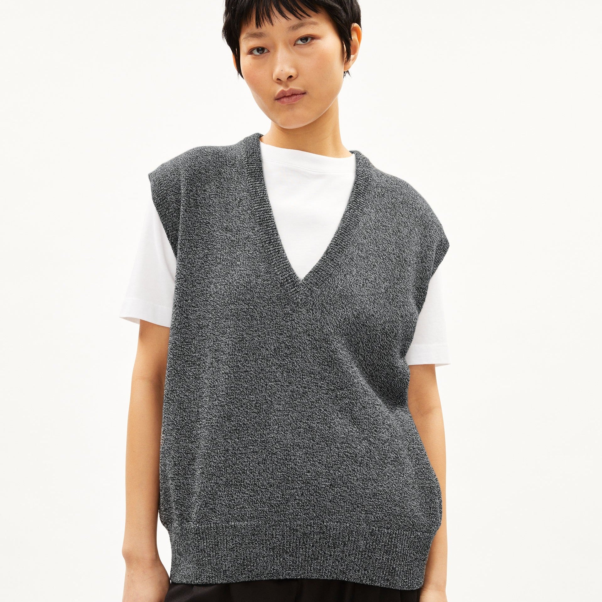 ARMEDANGELS Stricktop "MALUKAA CLEAN UP"