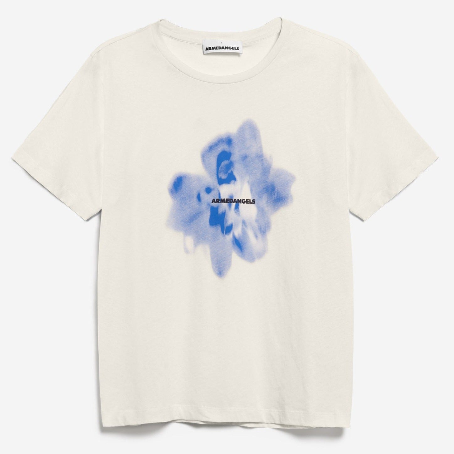 ARMEDANGELS T-Shirt "MAARLA THERMAAL FLOWER" Undyed