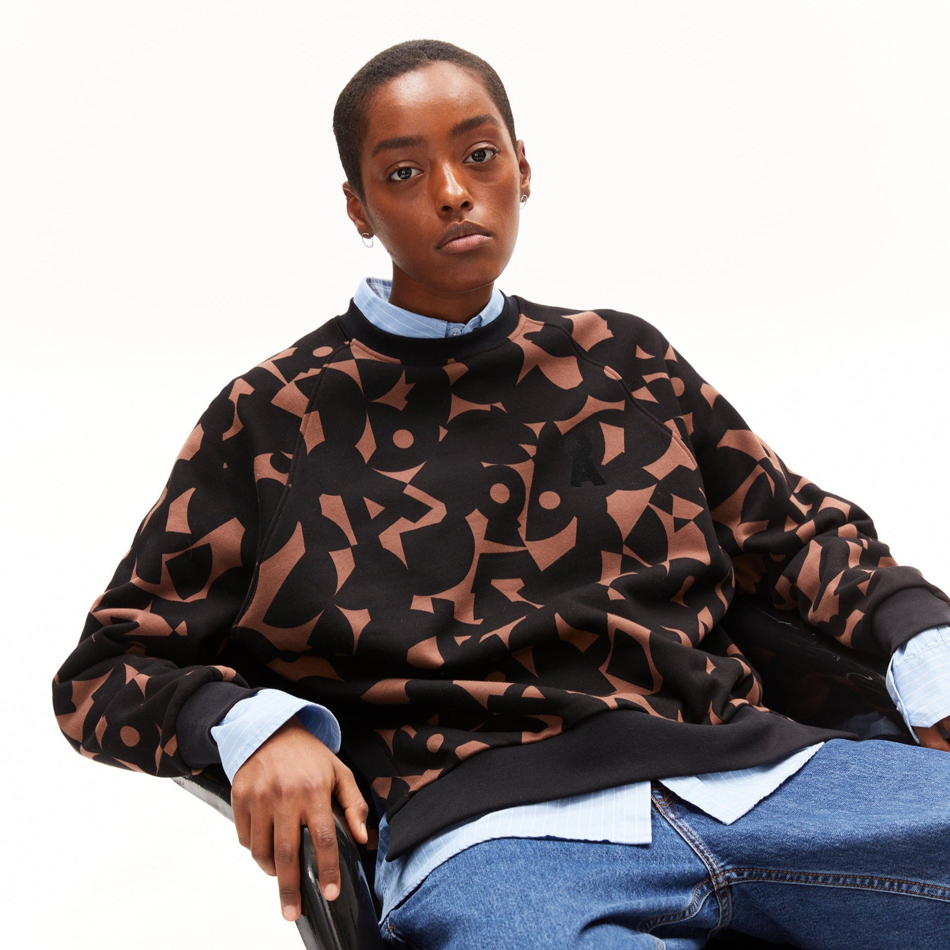 ARMEDANGELS Sweatshirt "GIOVANNAA ABSTRACT A"