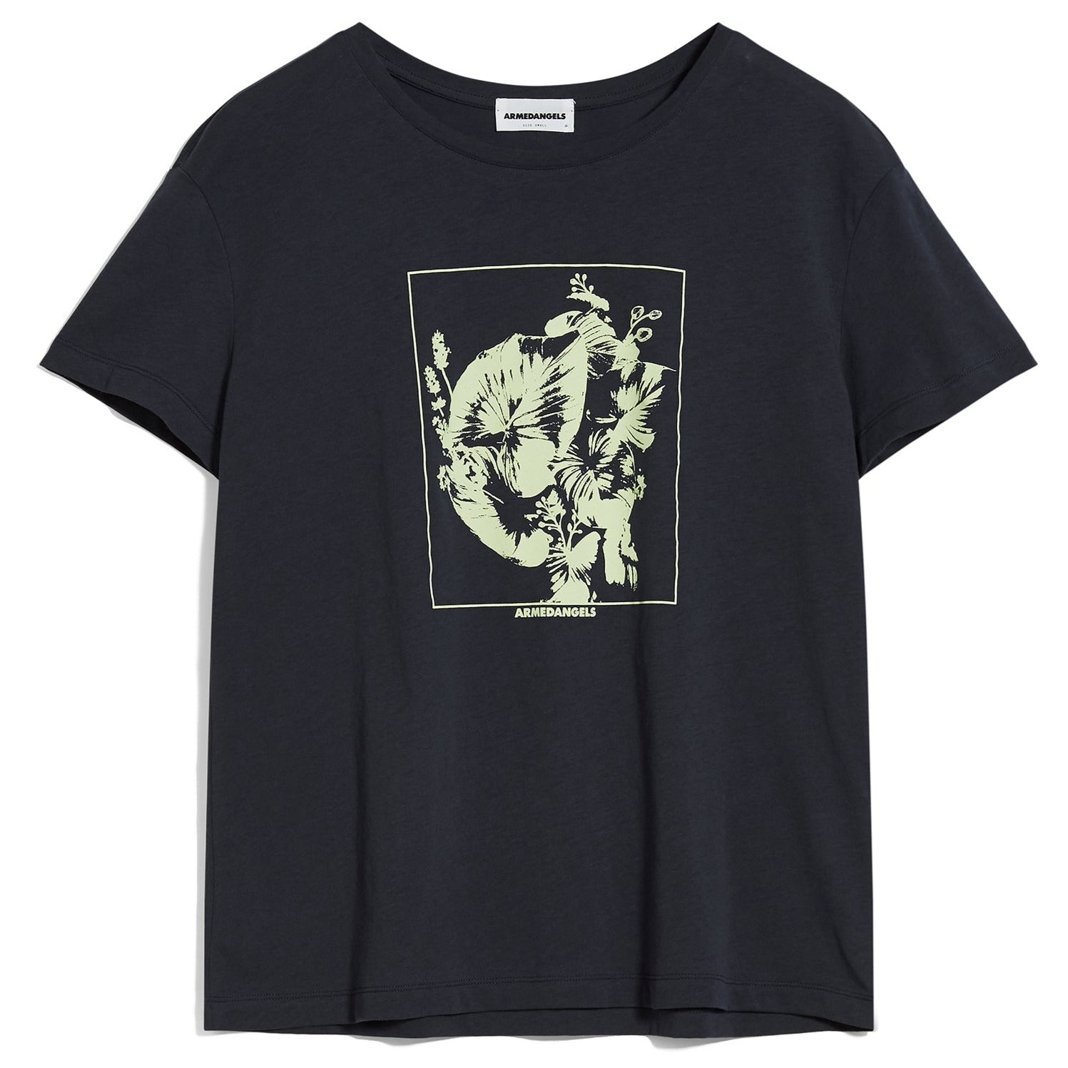 ARMEDANGELS T-Shirt "NELAA BLOOM" Night Sky