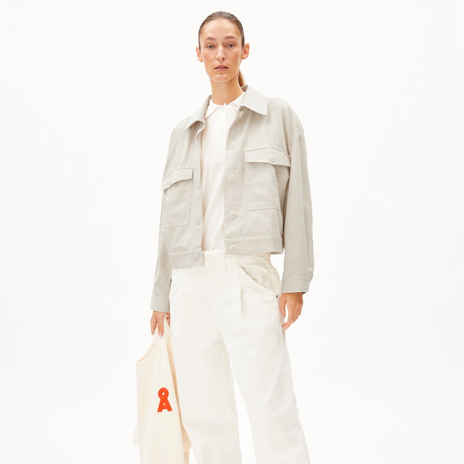 ARMEDANGELS Oversized Fit Overshirt "AALISEA LINO HEAVY"
