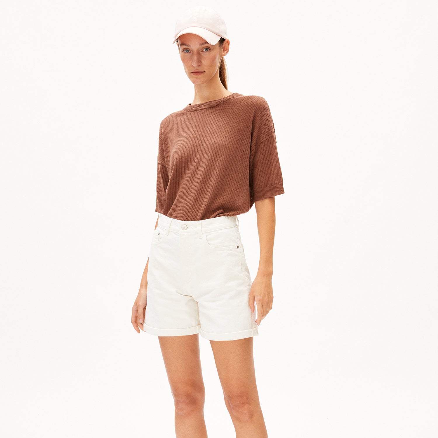 ARMEDANGELS Jeans Shorts "SHEAARI GMT DYE"