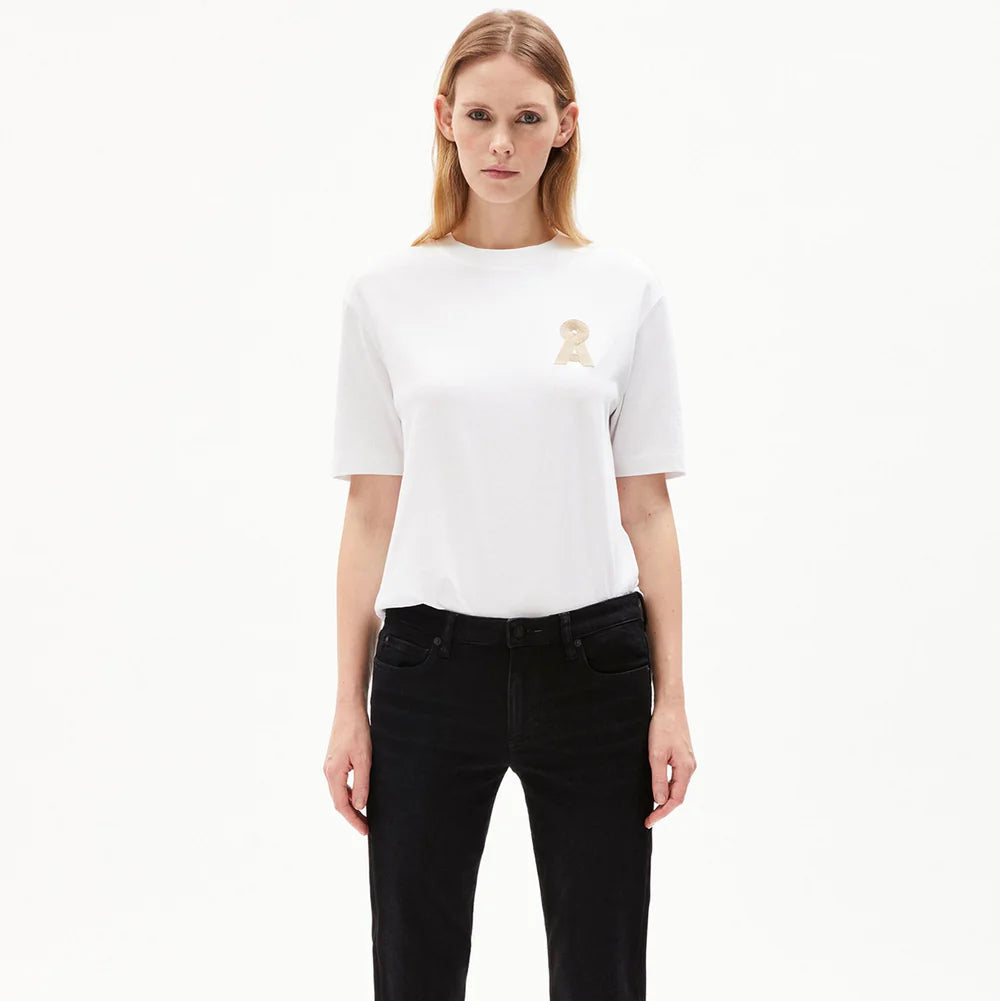 ARMEDANGELS Women Casual Jersey T-Shirt "TARJAA Å EMBRO"