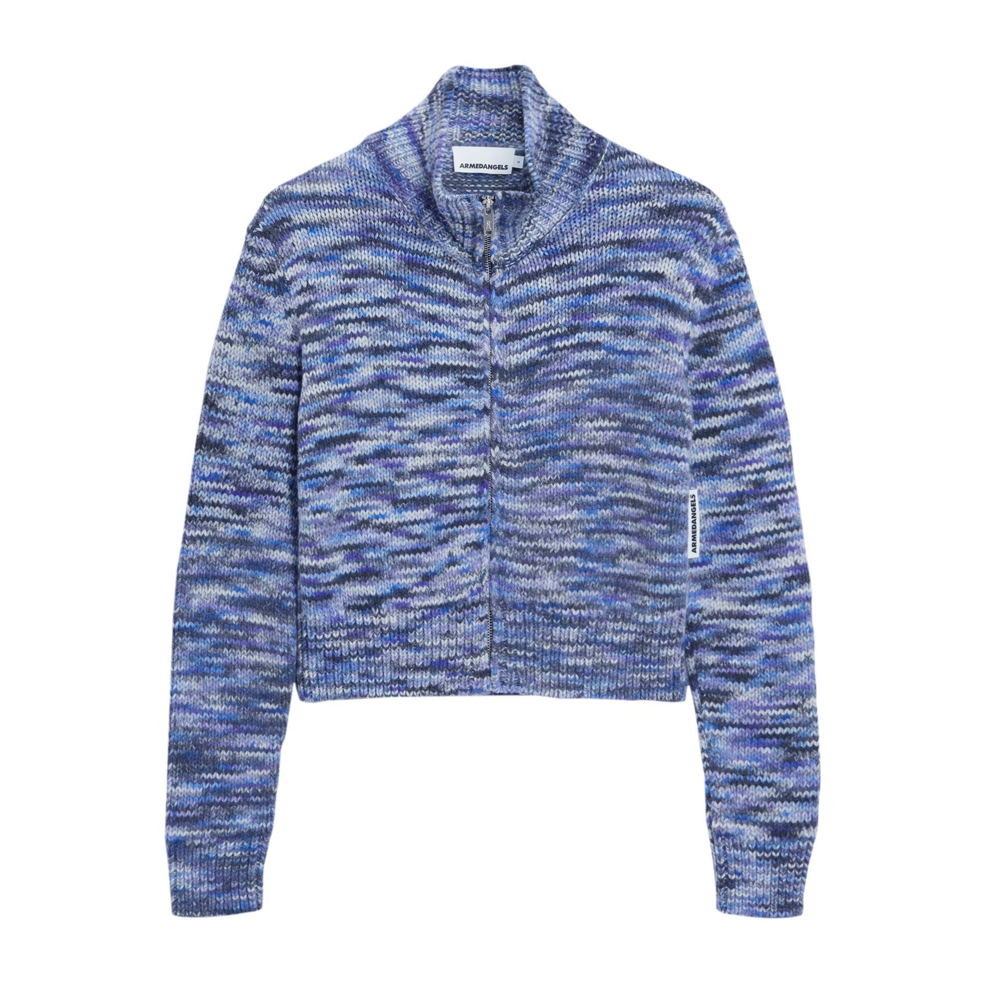 ARMEDANGELS Damen Strick Cardigen "JOELAA PRINTED" Faded Indigo