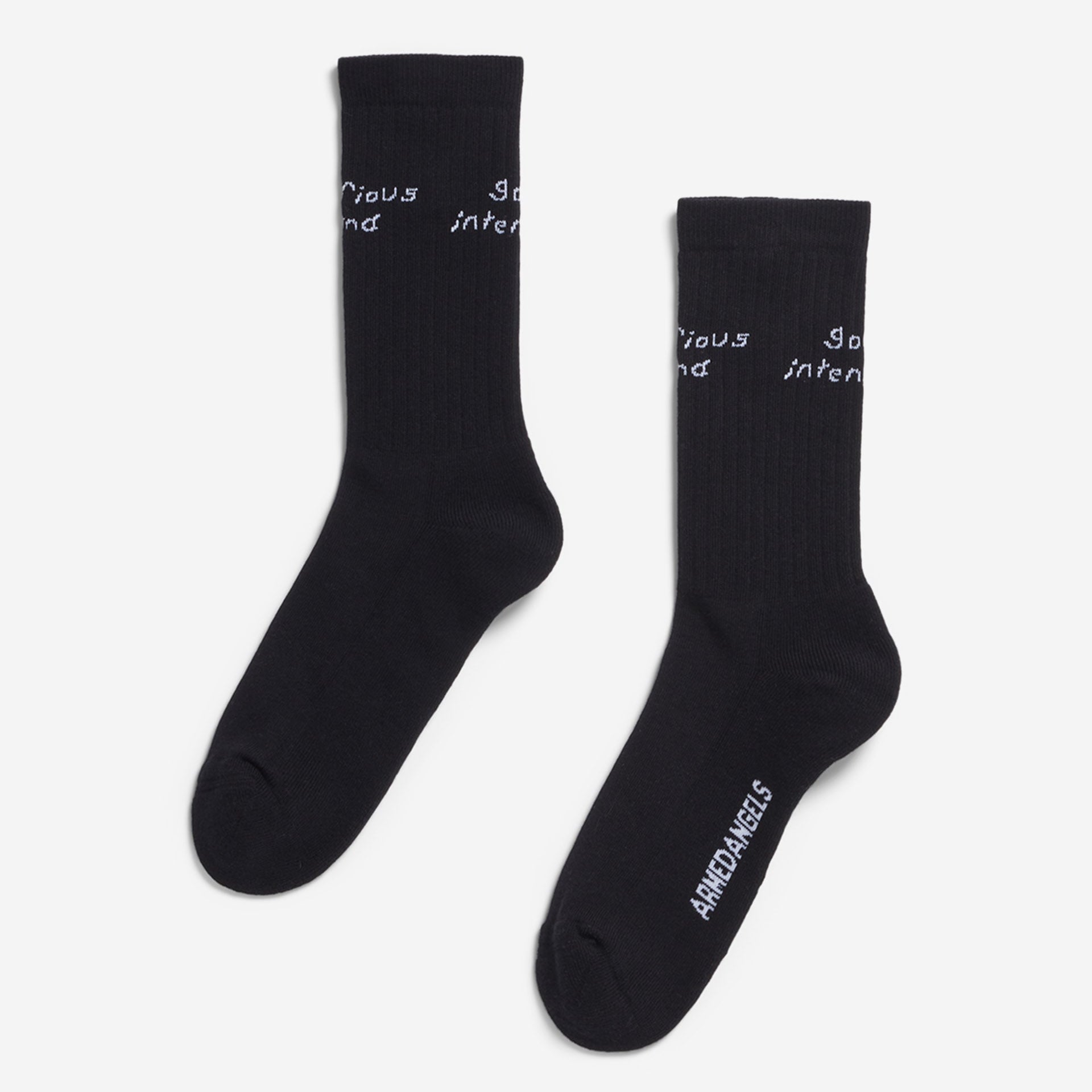ARMEDANGELS Unisex Casual Socken "SAAMUS INTENTIONS" 35-38 Black