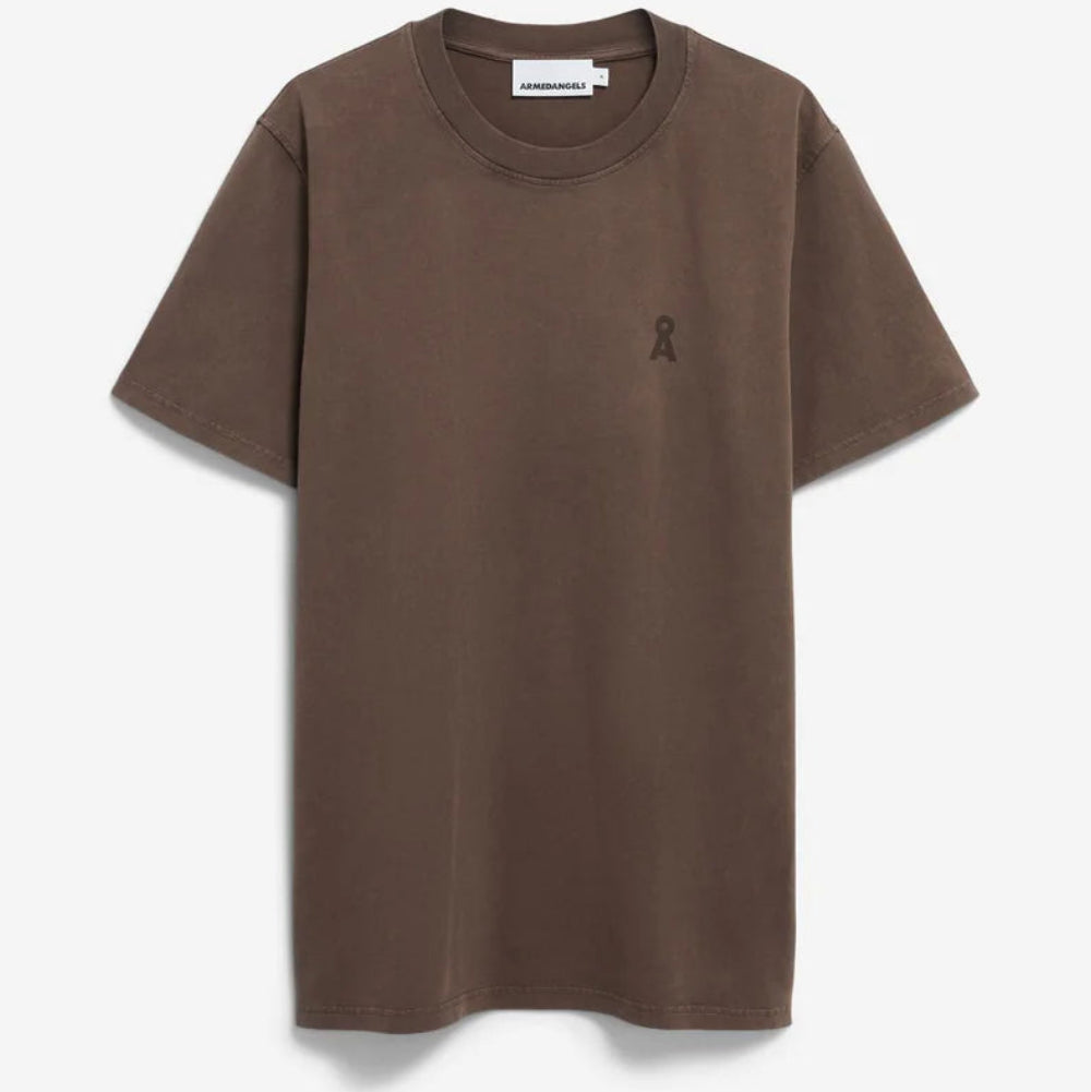 ARMEDANGELS Men Casual Jersey Shirt T-Shirt "ICONIC Å MAARKOS GMT DYE" Tree Shade Washed
