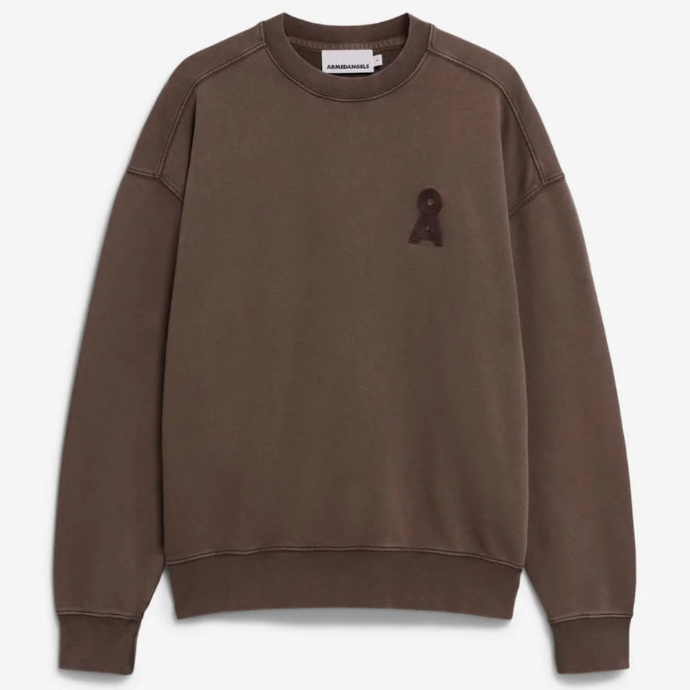 ARMEDANGELS Men Casual SweatShirt "ICONIC Å EMAAL GMT DYE" Tree Shade Washed