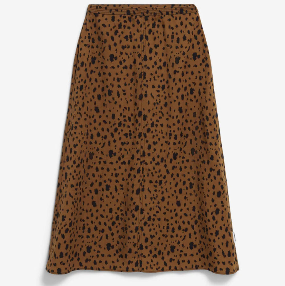 ARMEDANGELS Women Casual Rock Web "WOLAARIA LEOPAA" Dark Camel