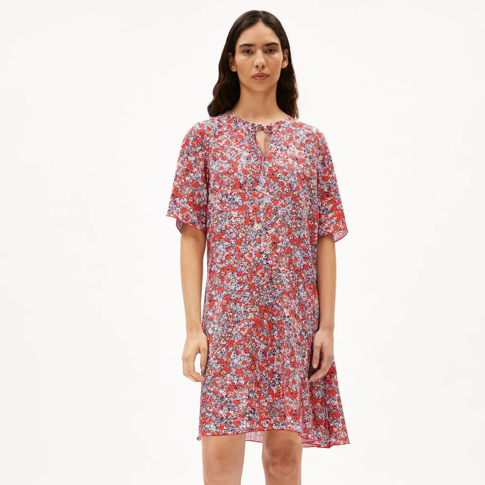 ARMEDANGELS Women Casual Kleid Web "MAAERHA MOSAIC LINO"
