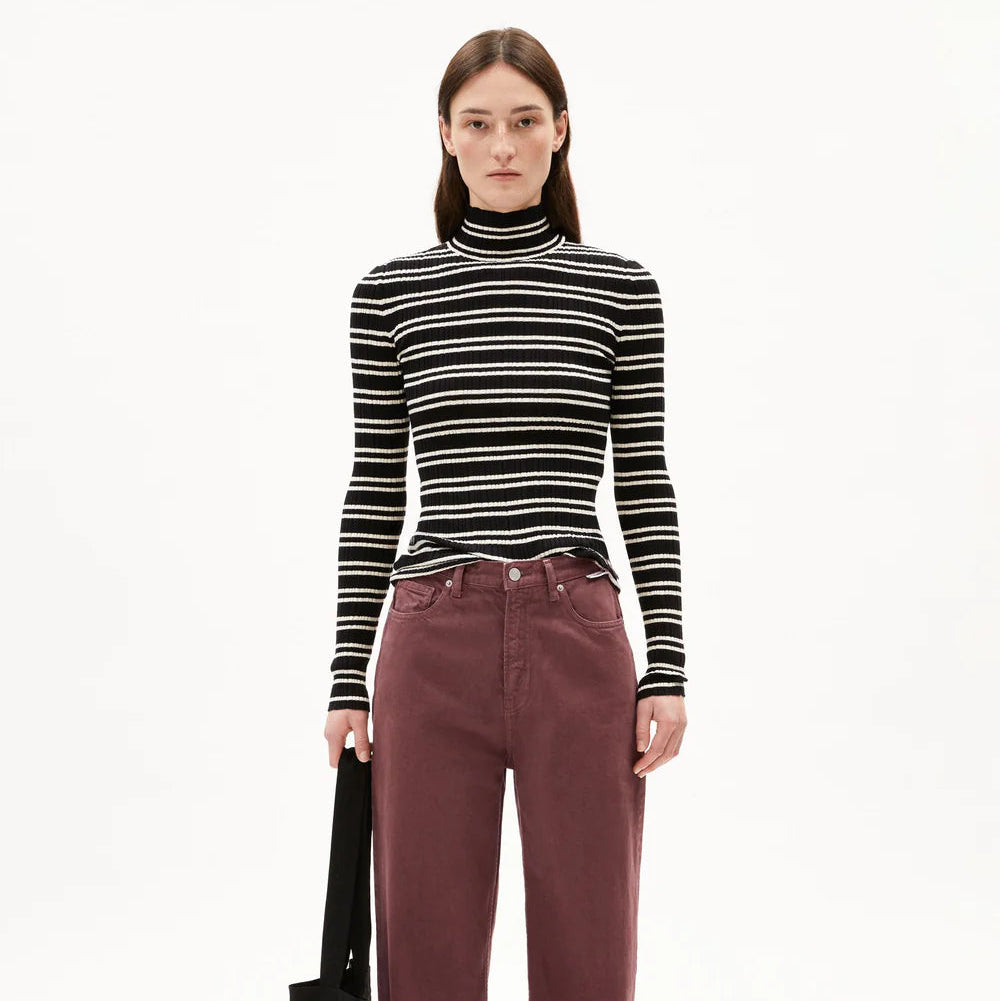 ARMEDANGELS Damen Casual Strick Pullover "ALAANIA CHIFFRON STR"