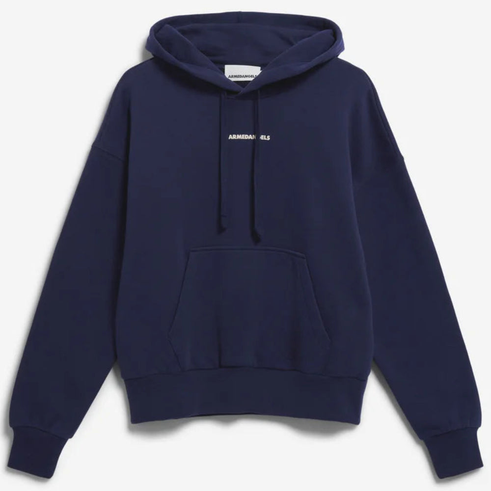 ARMEDANGELS Women Casual Sweat Hoodie "FRANCISARAA DIFFERENCE" Tinted Navy