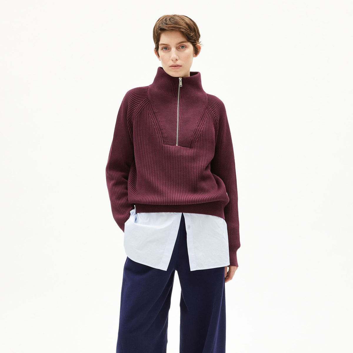 ARMEDANGELS Strick Pullover "RONYIAAS GMT DYE"