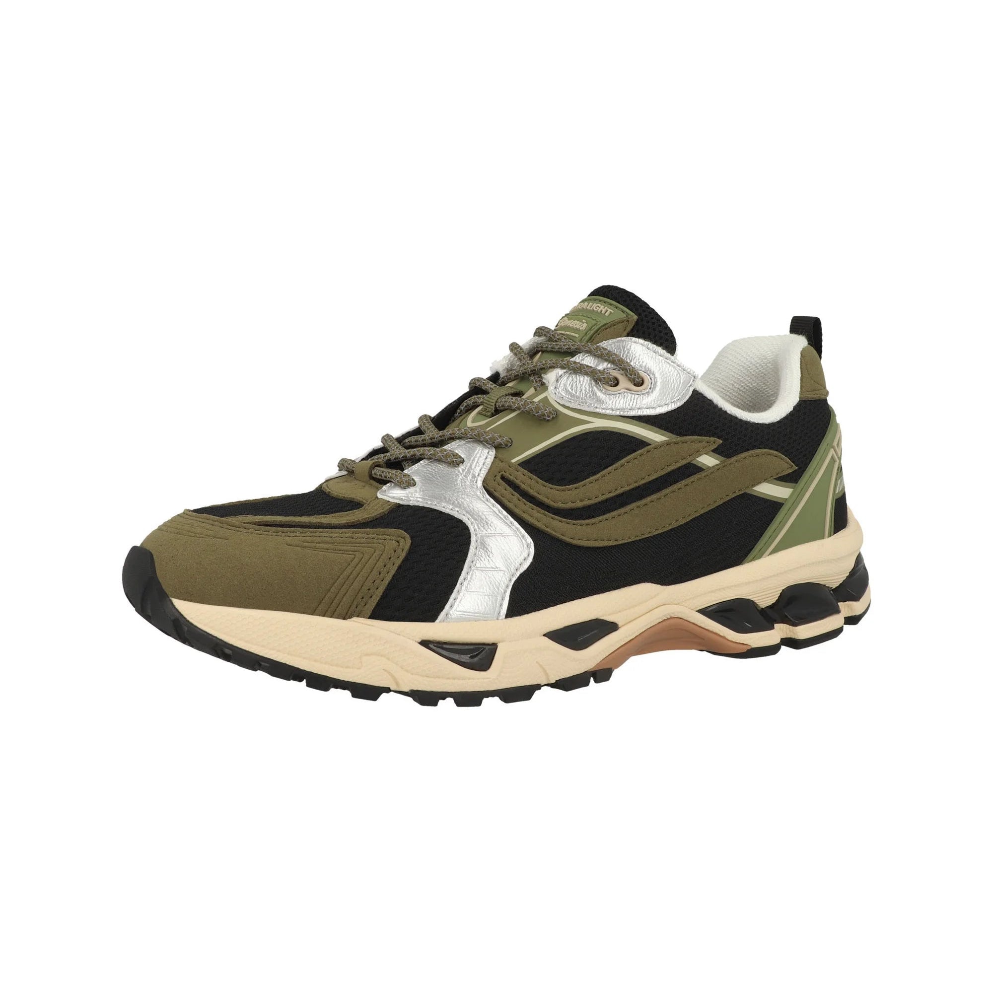 Genesis Footwear "G-Ultra Rec Rub" Olive Silver Black