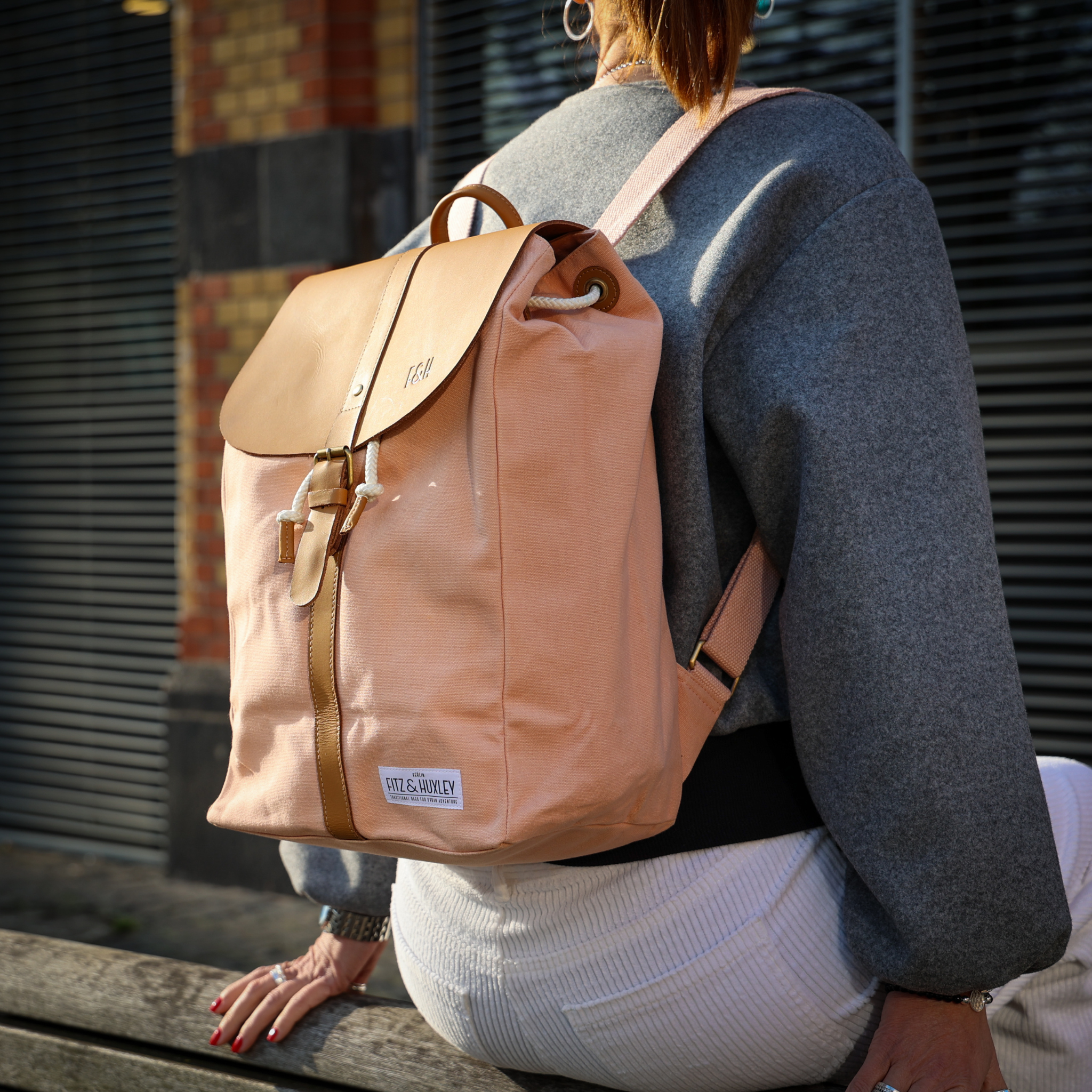 Fitz & Huxley Rucksack "SOLSTICE" Big blossom