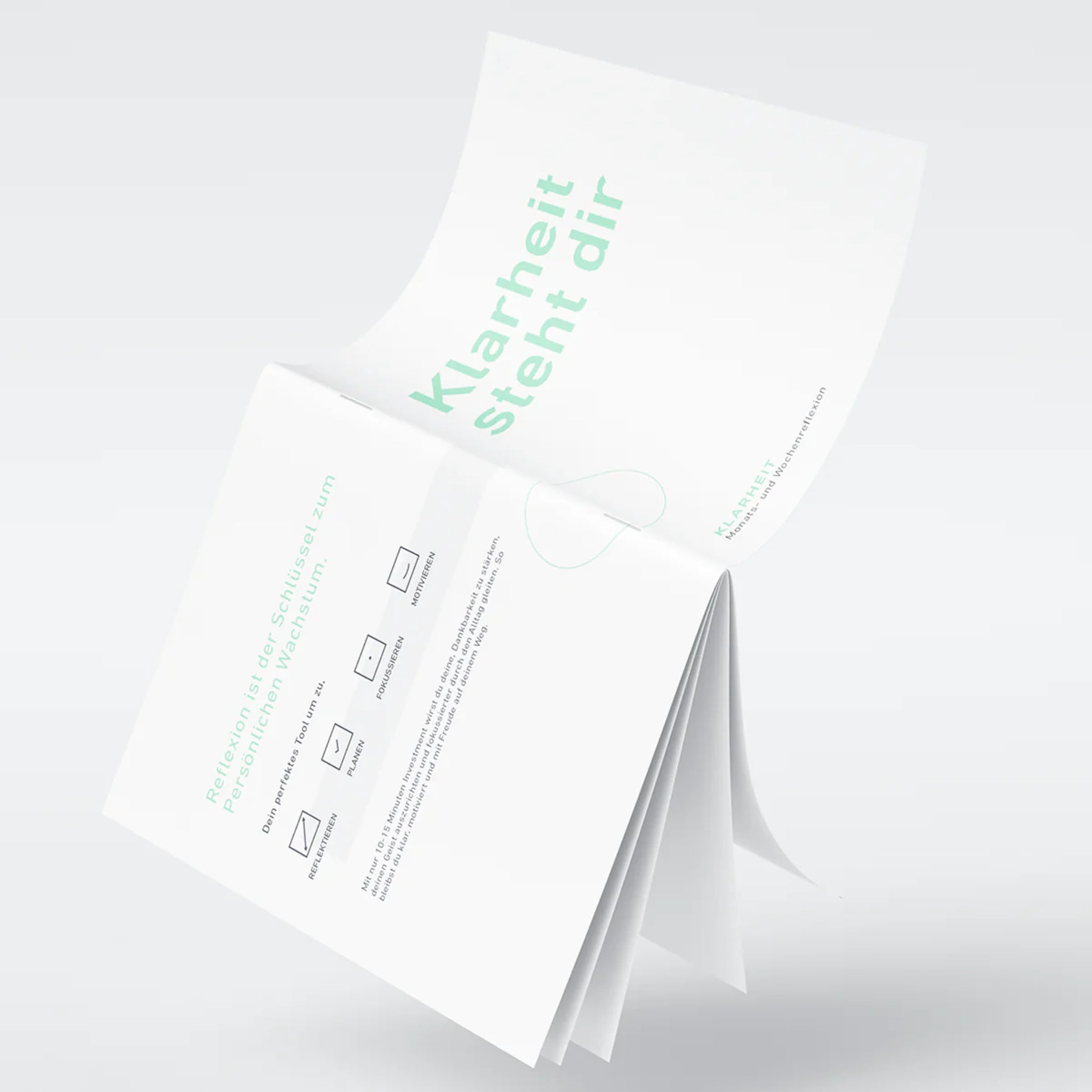 KLARHEIT Reflexionsheft "12 Wochen Focus Booklet" Klarheit steht dir