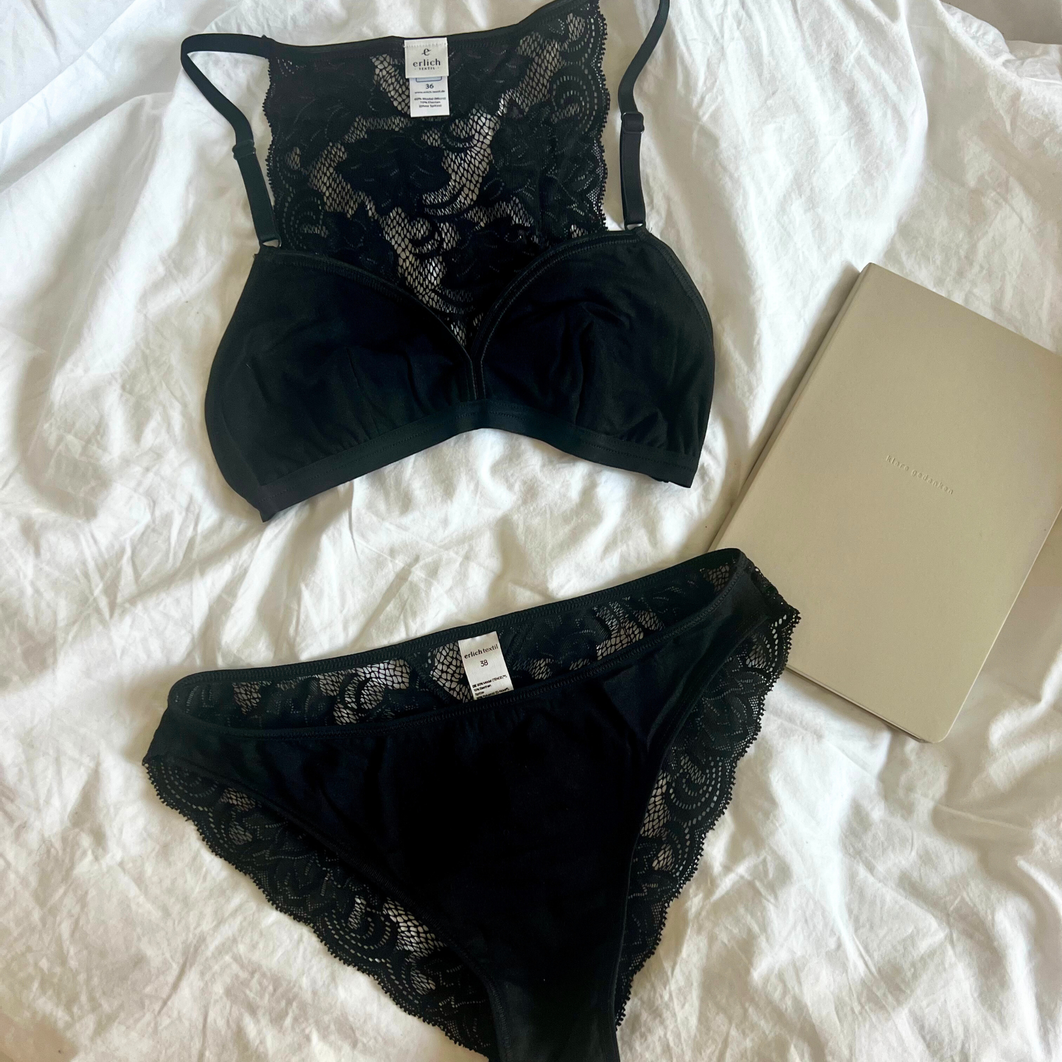 erlich textil Bralette mit Spitze "Mathilda"