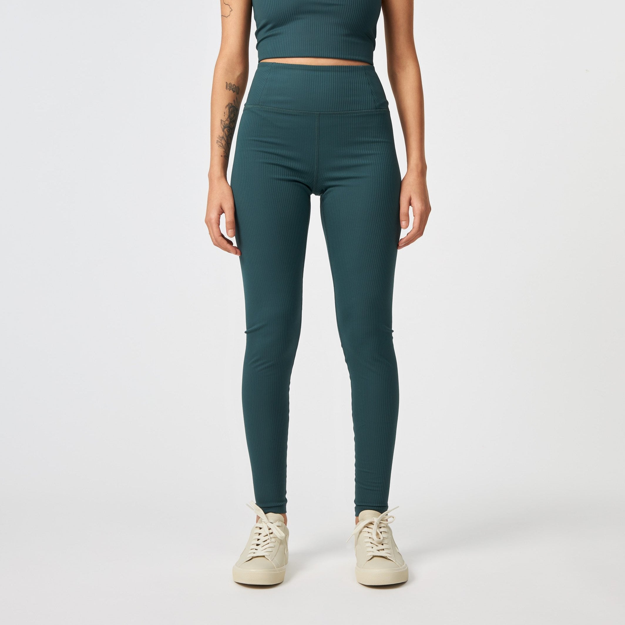 Girlfriend Collective RIB "High Rise" Legging long