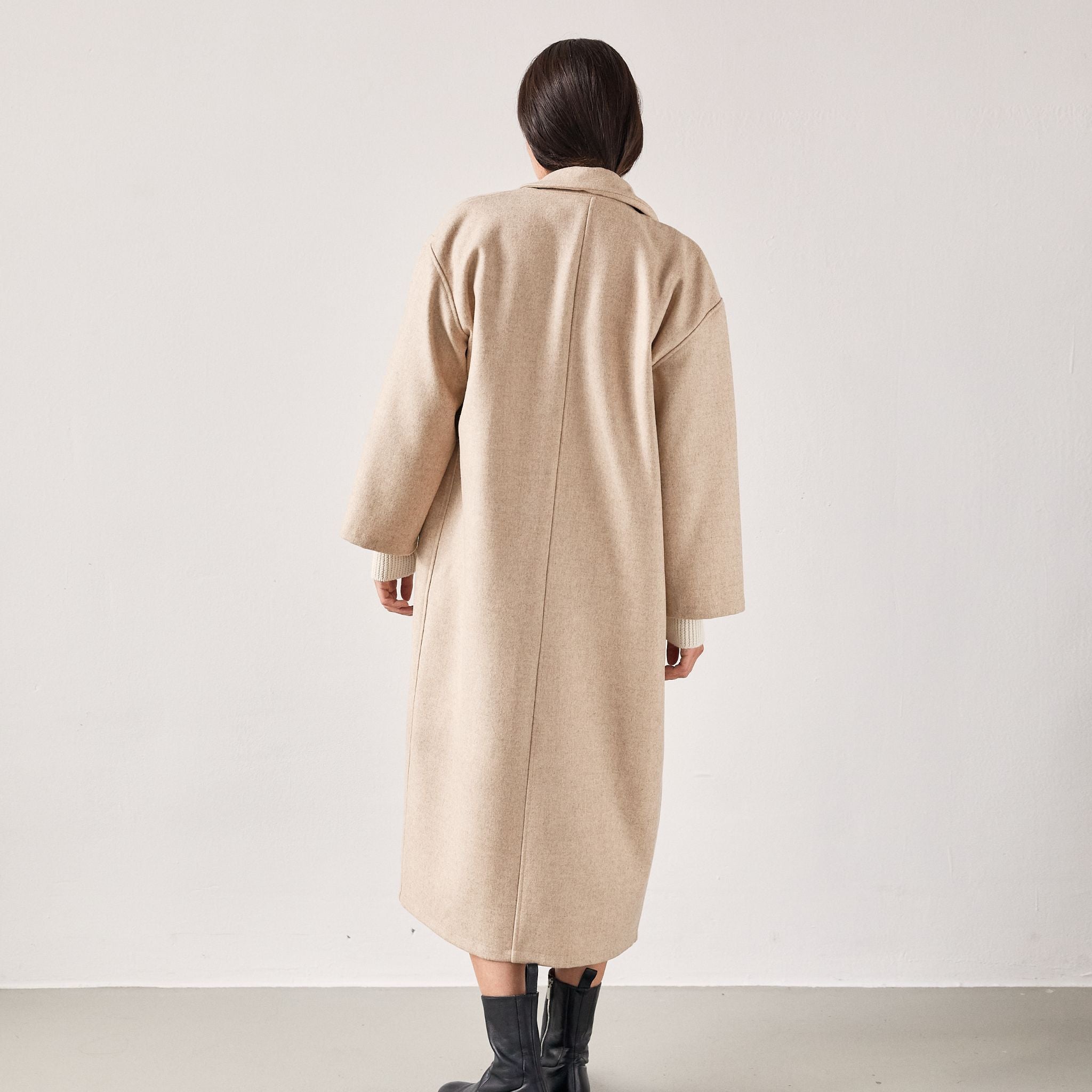 The Slow Label Wool Overcoat