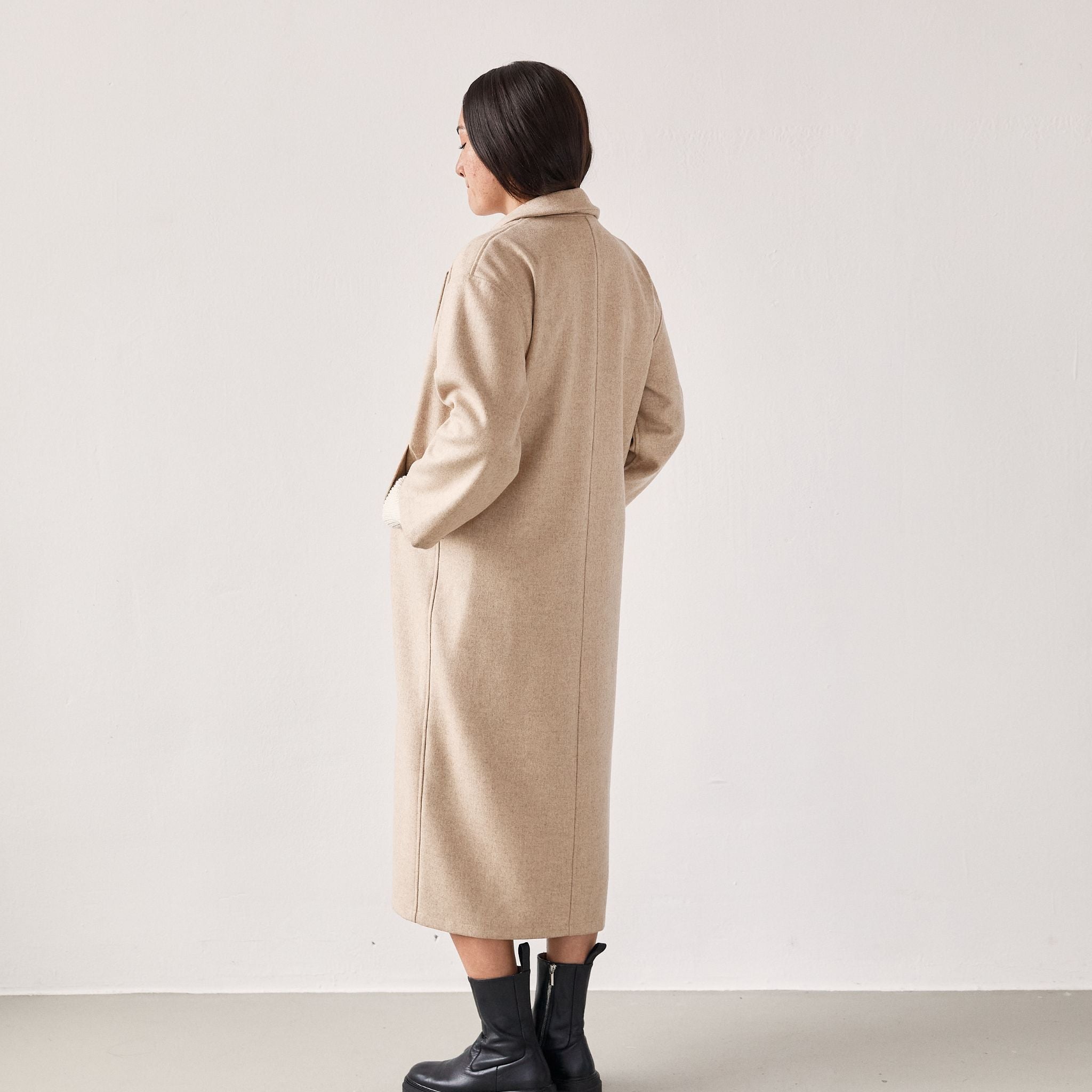 The Slow Label Wool Overcoat