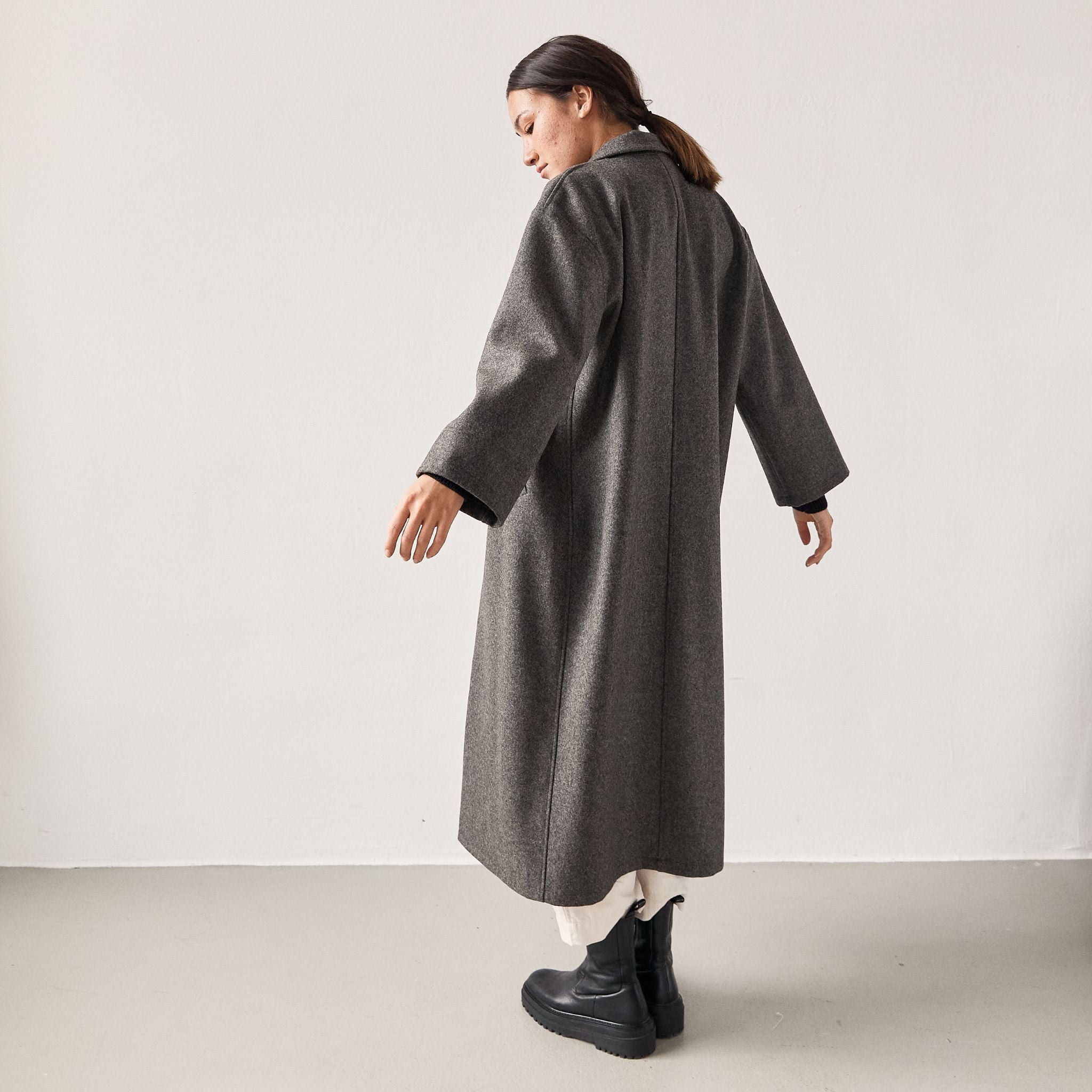 The Slow Label Wool Overcoat