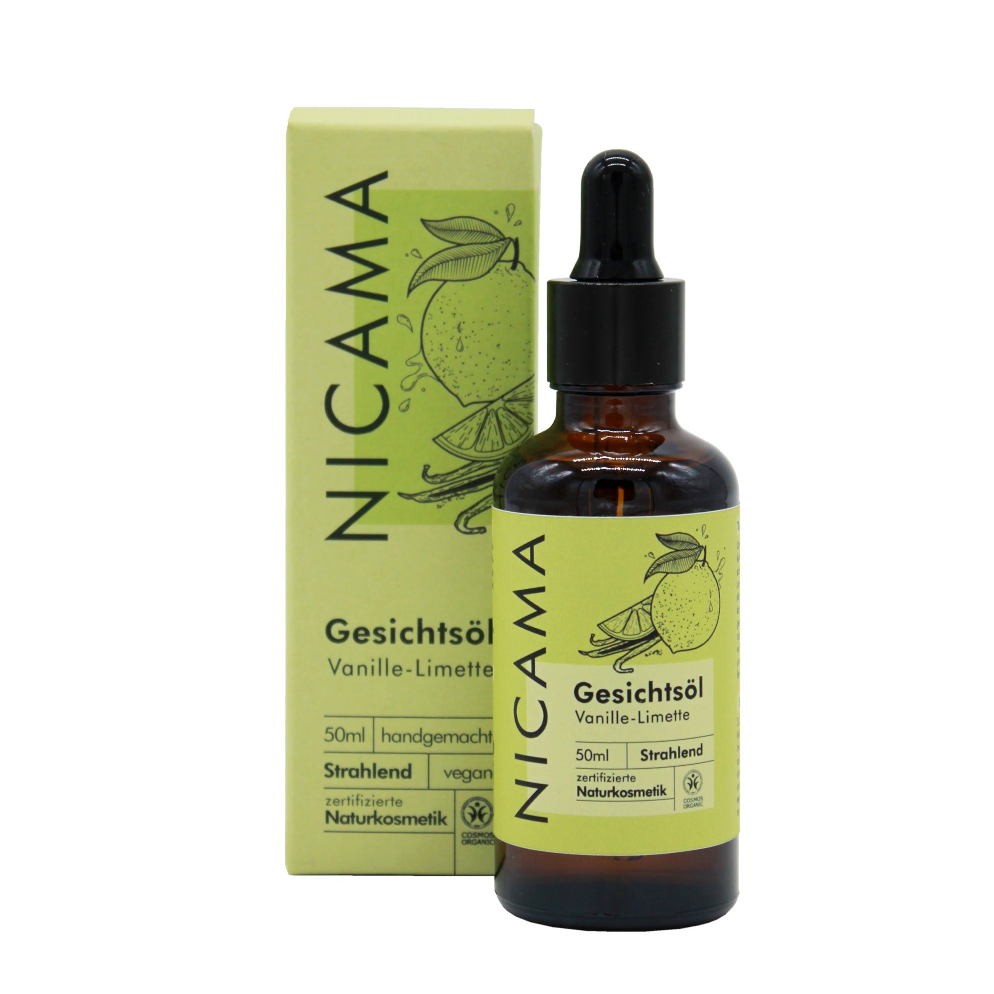 NICAMA Gesichtsöl Vanille-Limette 50 ml