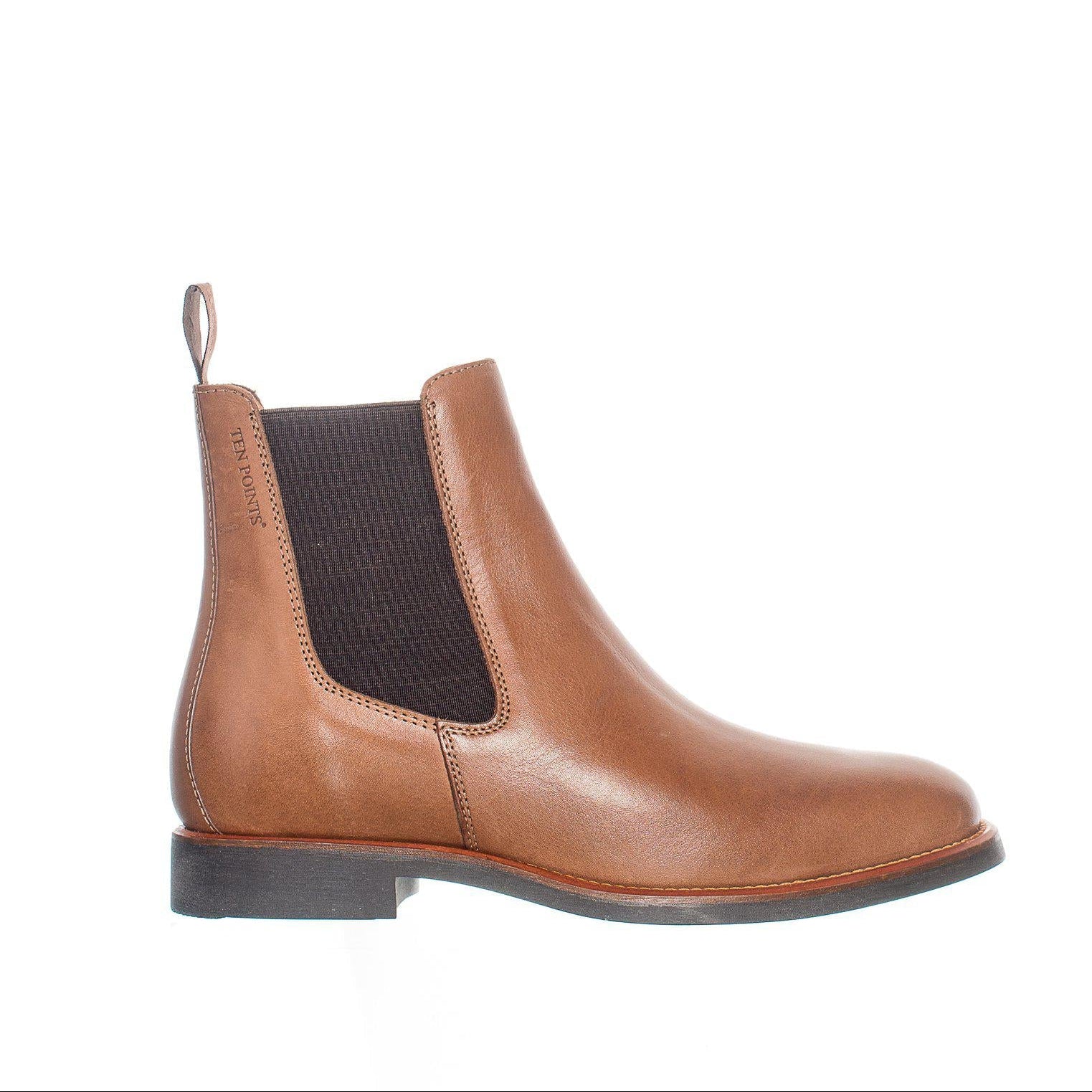 Ten Points Chelsea boots "Daisy" Brown