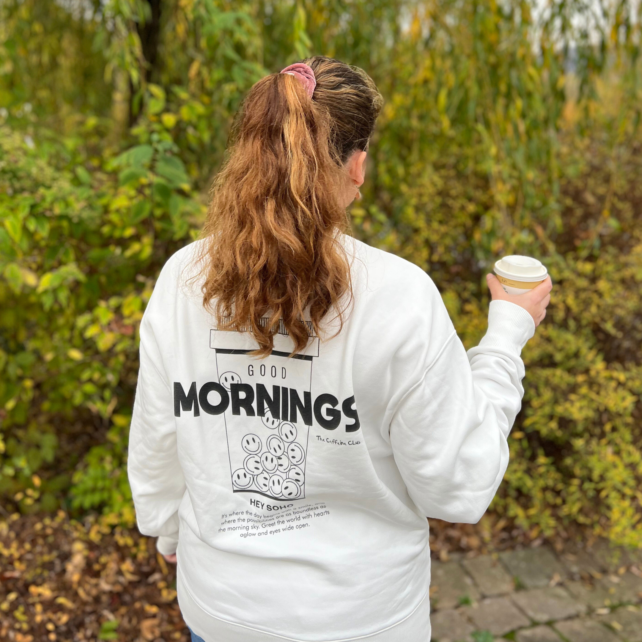 hey soho Sweater "Good Mornings"