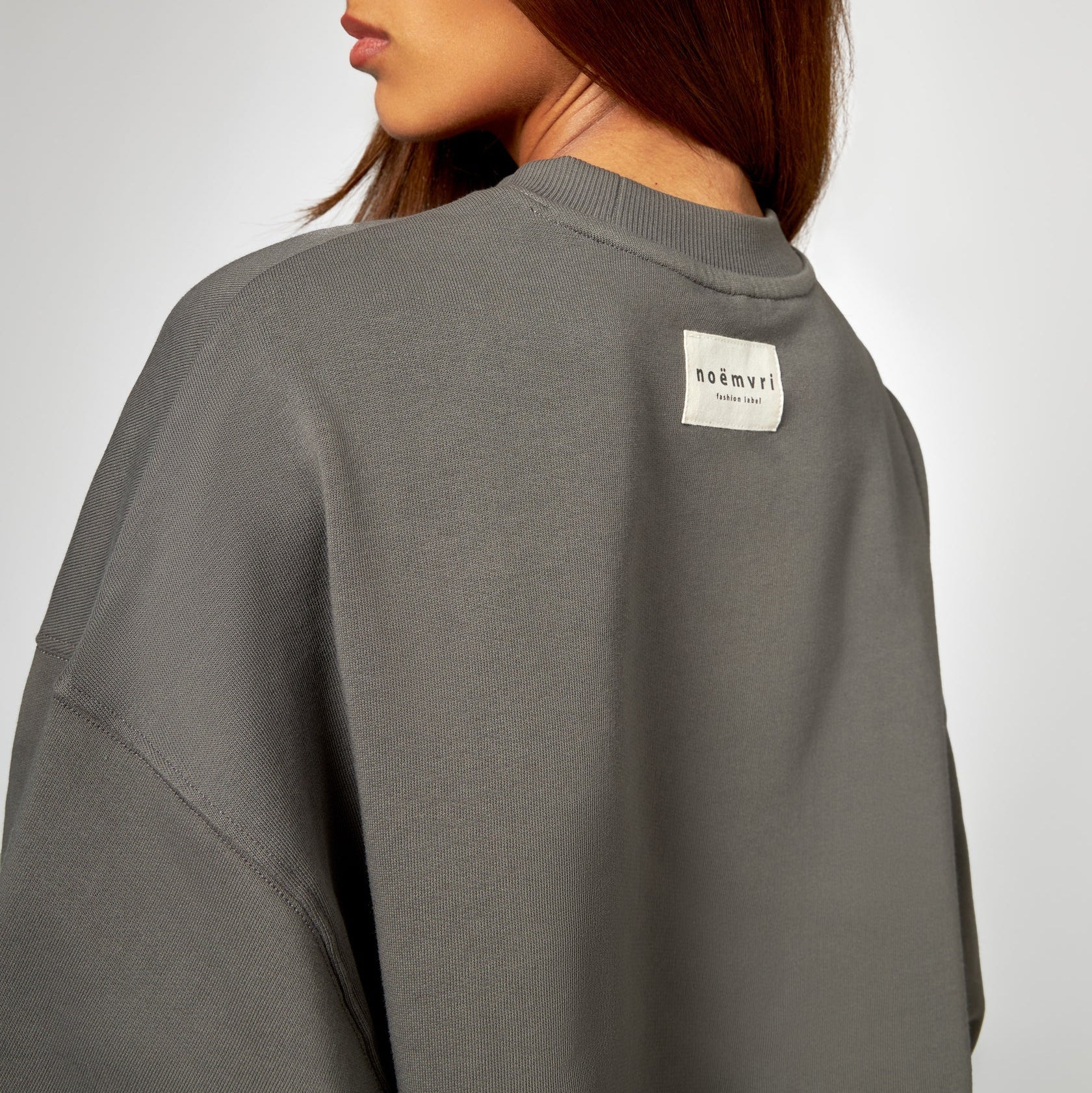 noemvri fashion label Damen Cropped Sweater "Olivia"