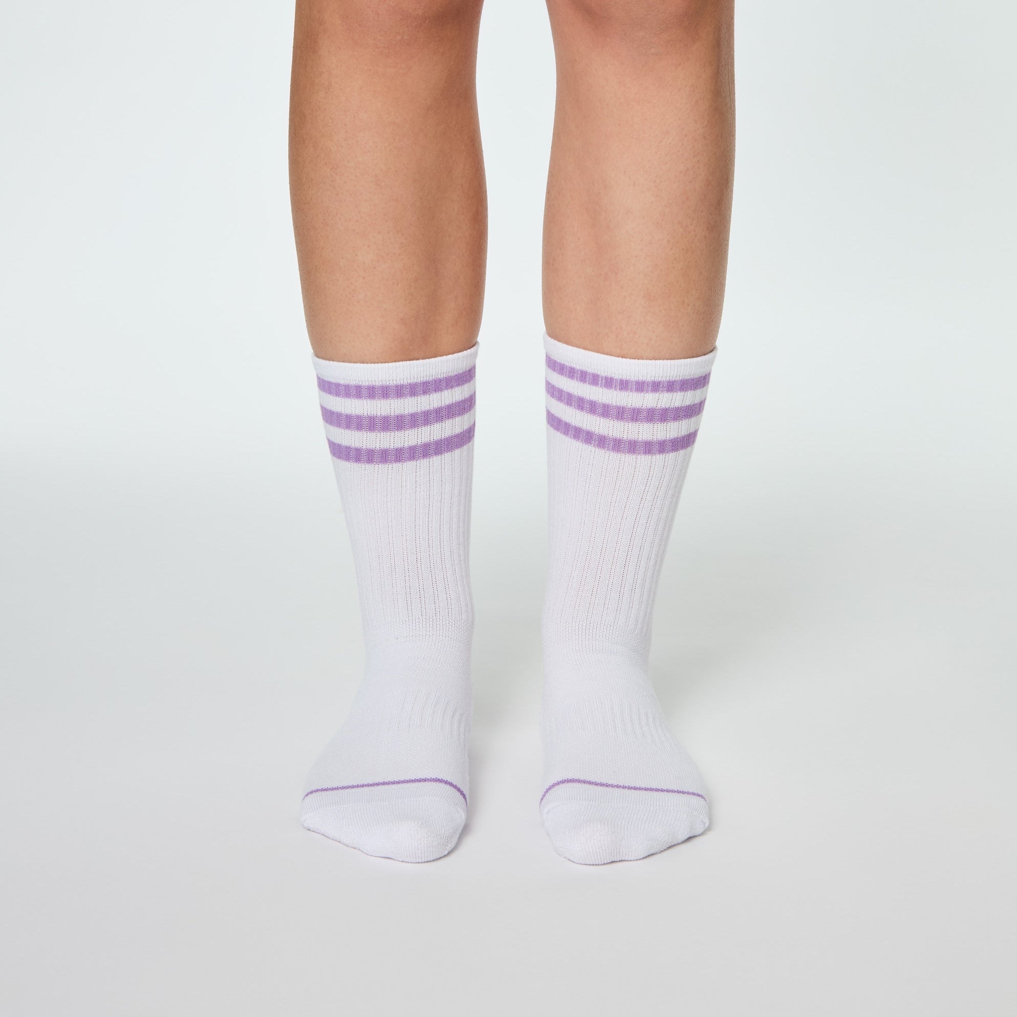 Girlfriend Collective Socks Crew "Striped" 3er Pack
