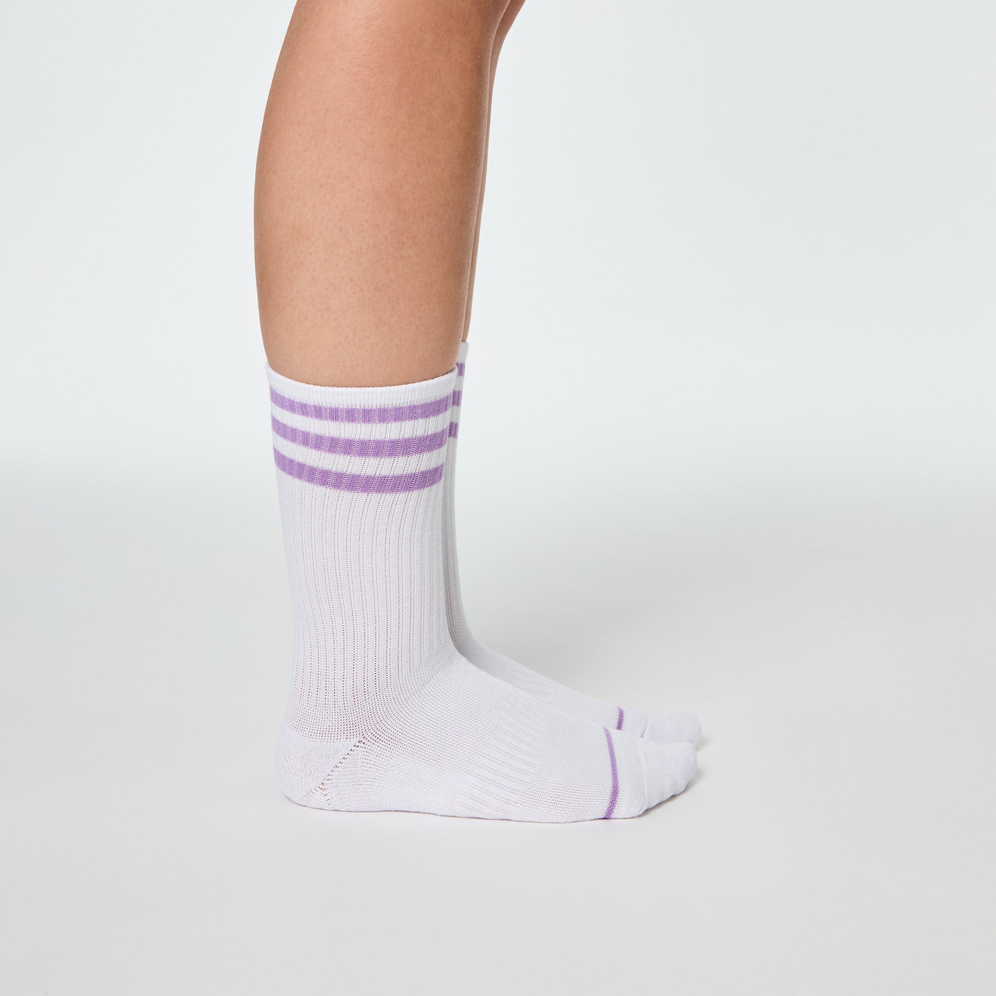 Girlfriend Collective Socks Crew "Striped" 3er Pack